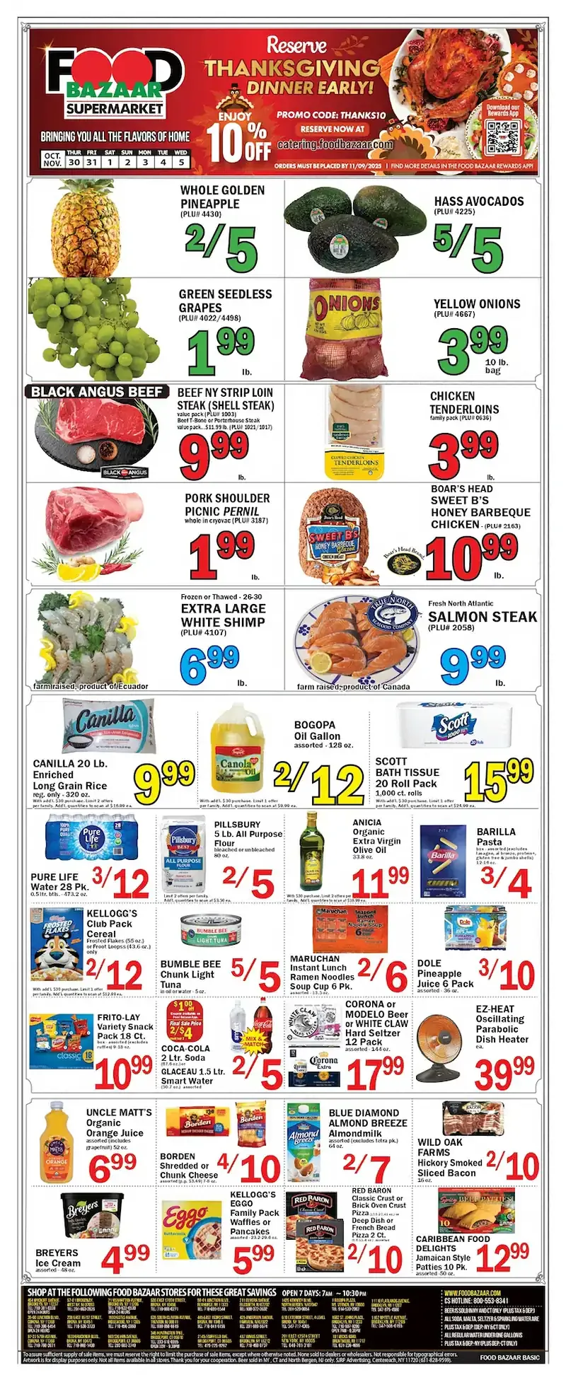 Food Bazaar Weekly Ad 10/30/25 – 11/6/25 preview 168 – 1 20