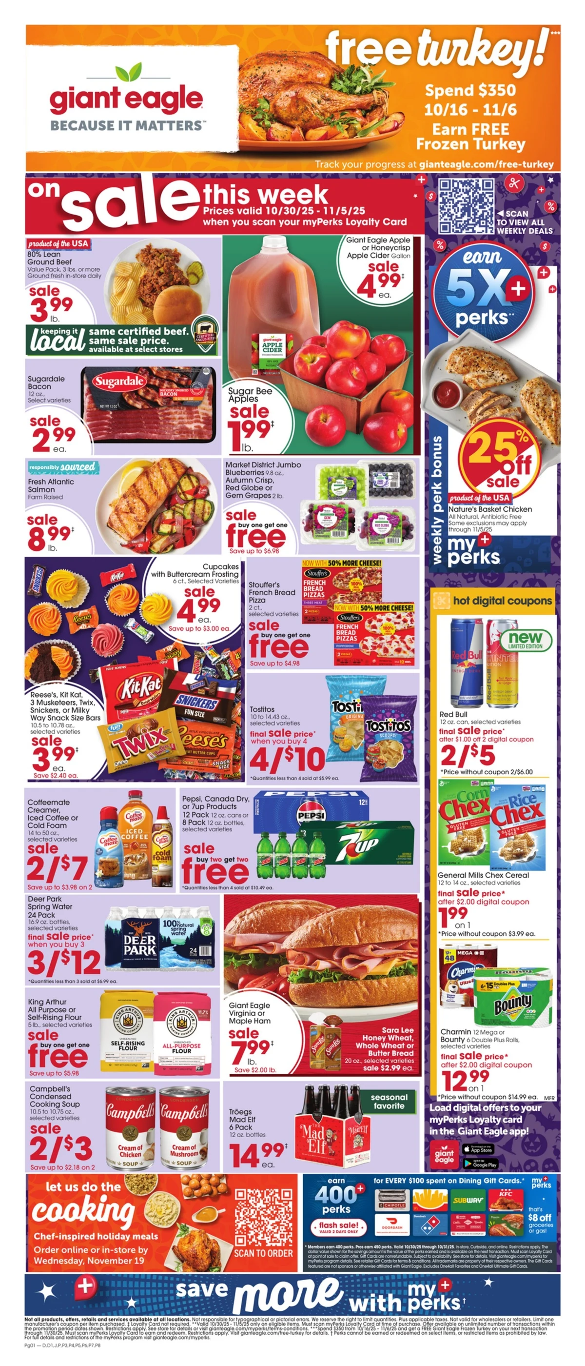 Giant Eagle Weekly Ad 10/30/25 – 11/5/25 preview 90 – 1 21