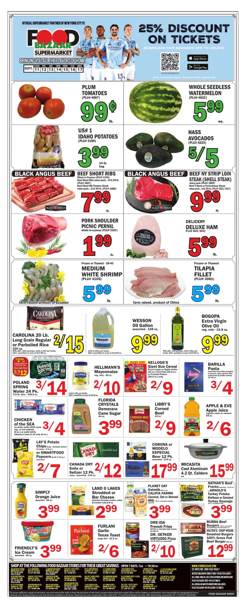 Food Bazaar Weekly Ad 9/11/25 – 9/17/25 preview 198 – 1 4 scaled