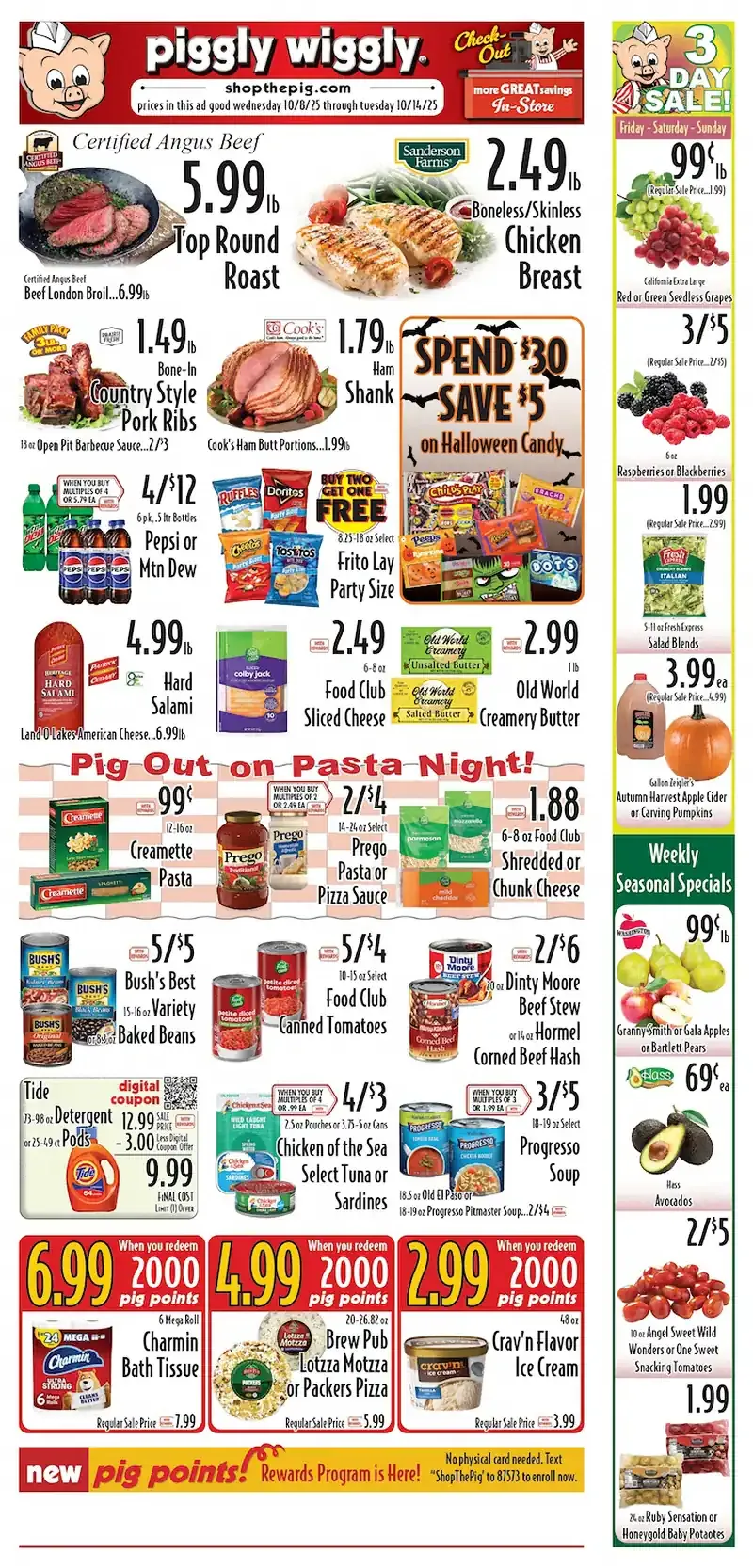Piggly Wiggly Weekly Ad 10/8/25 – 10/14/25 preview 16 – 1 7