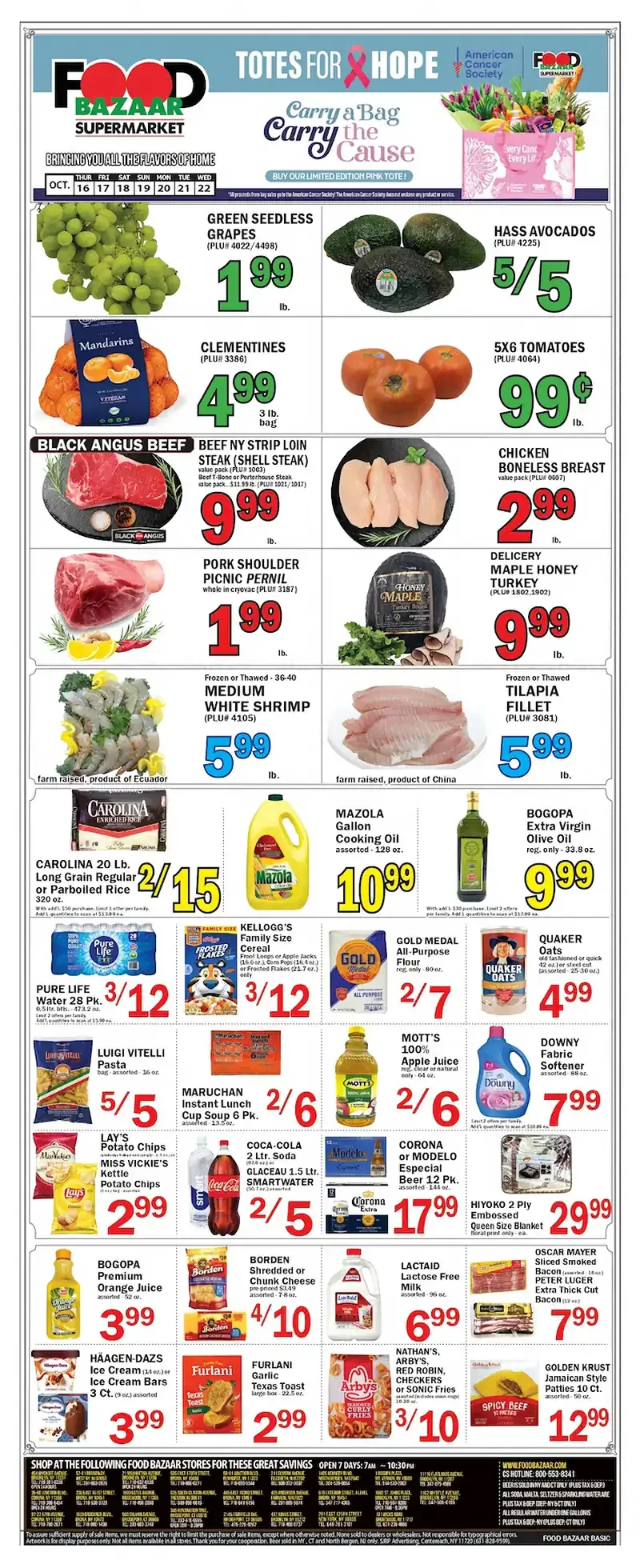 Food Bazaar Weekly Ad October 16 to October 22, 2025 2 – 1 8