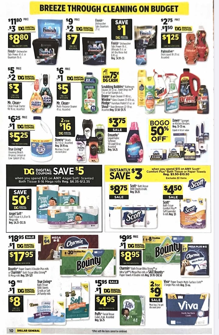 Dollar General Weekly Ad 11/23/25 & 11/30/25 5 – 10