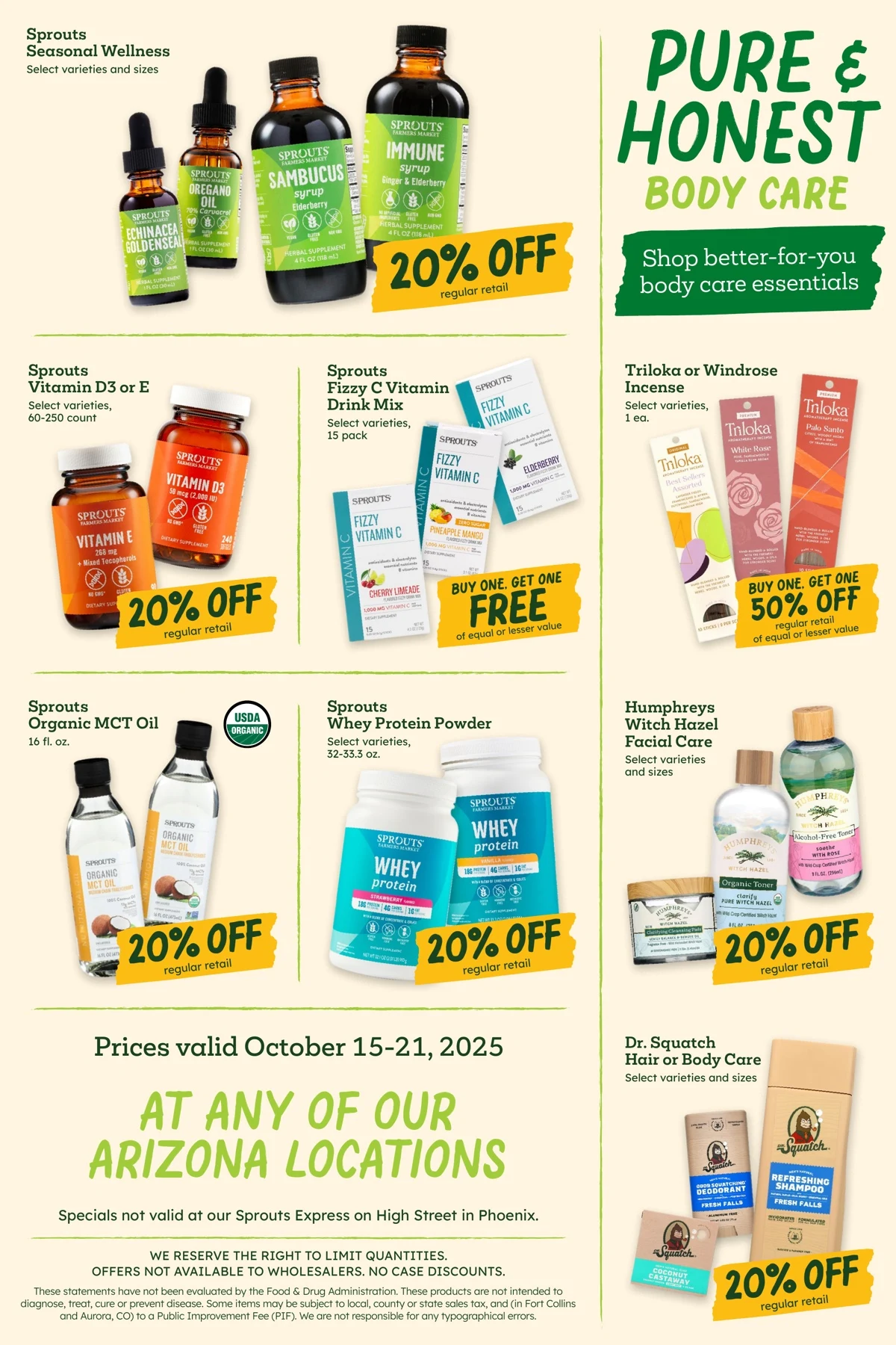 Sprouts Weekly Ad October 15 to October 21, 2025 4 – 11