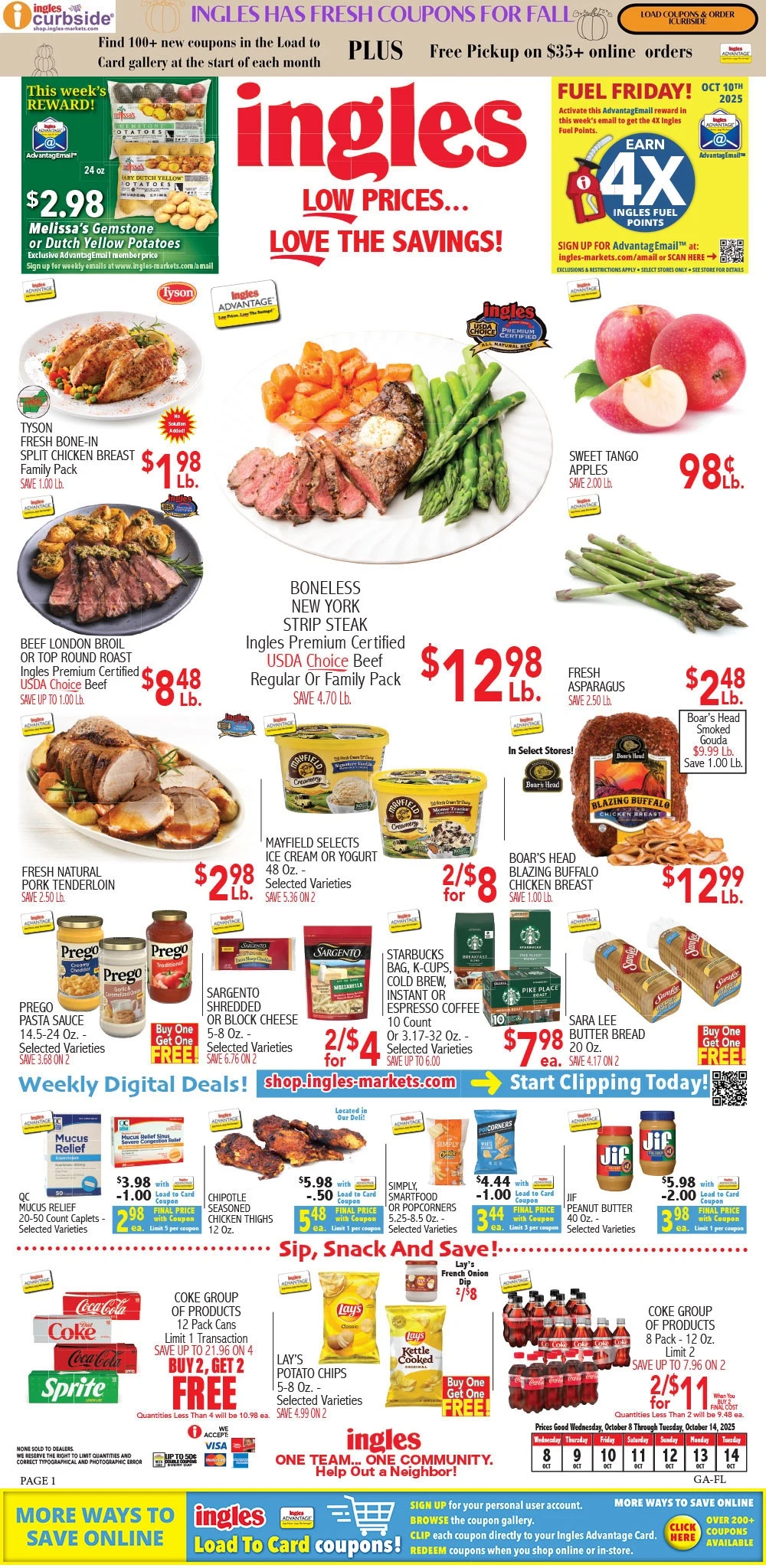 Ingles Weekly Ad October 8 to October 14, 2025 1 – 1 ga C