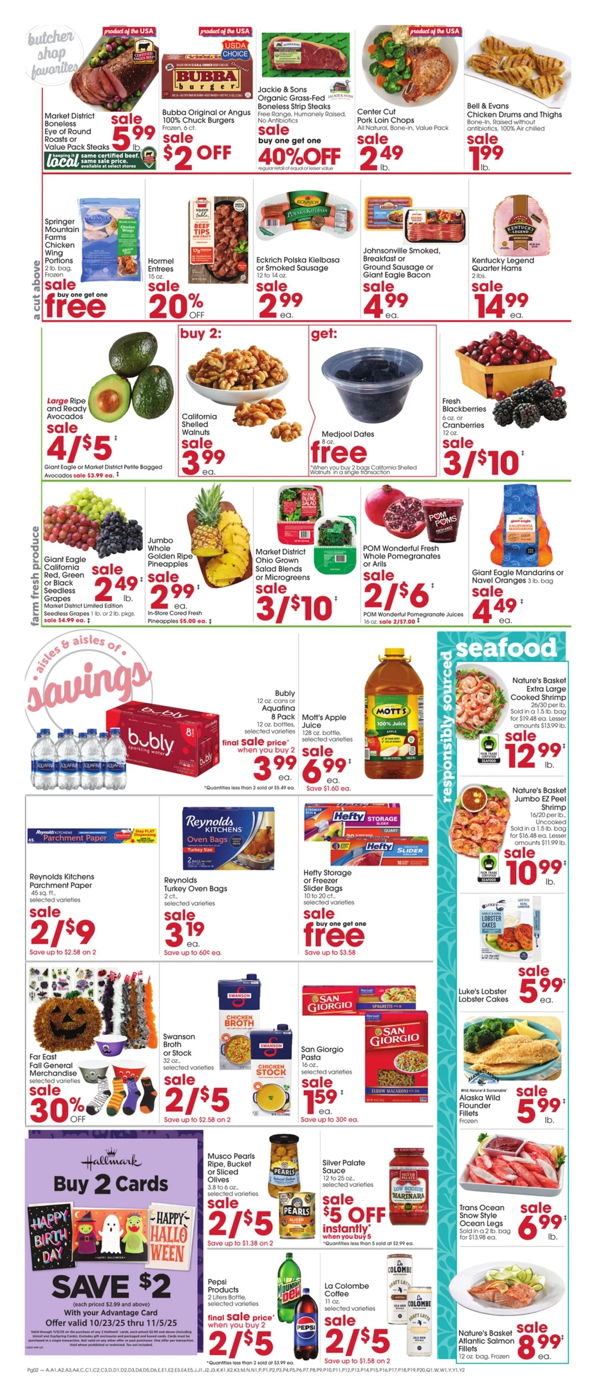 Giant Eagle Weekly Ad 10/30/25 – 11/5/25 preview 91 – 2 20