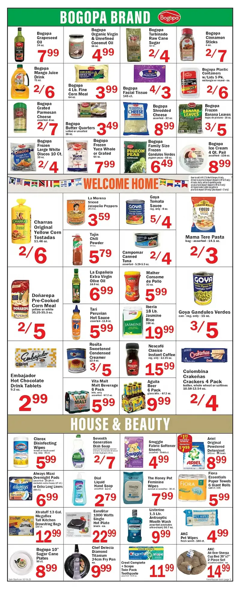 Food Bazaar Weekly Ad October 16 to October 22, 2025 2 – 3 8