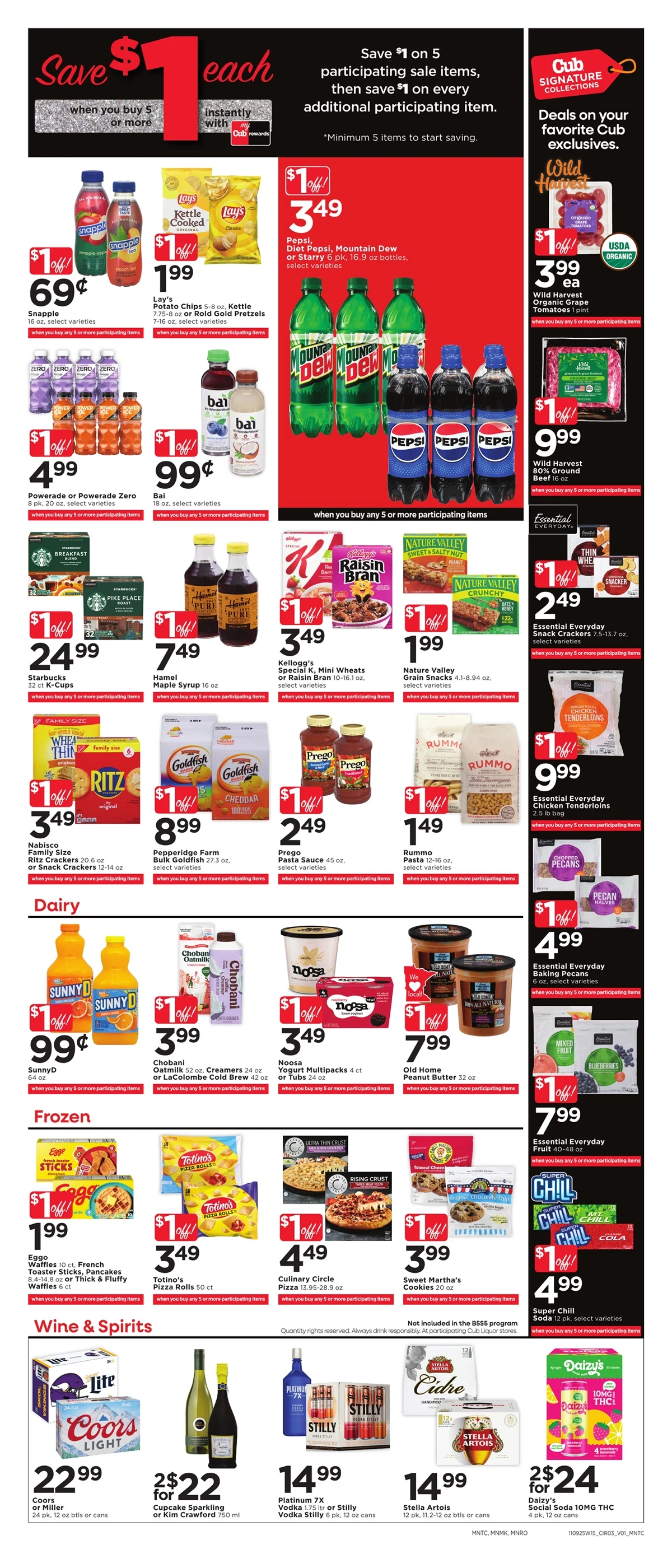 Cub Foods Weekly Ad 11/9/25 & 11/16/25 4 – 6 4