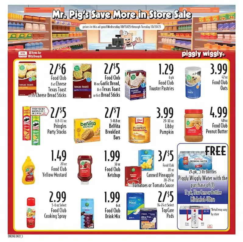 Piggly Wiggly Weekly Ad October 15 to October 21, 2025 4 – 6 7