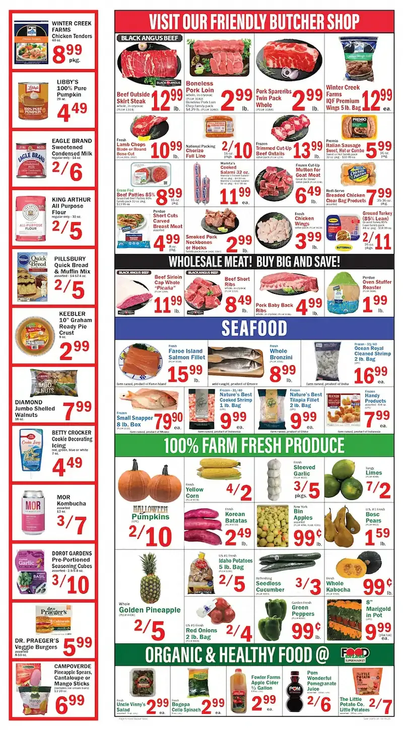 Food Bazaar Weekly Ad October 16 to October 22, 2025 5 – 6 8