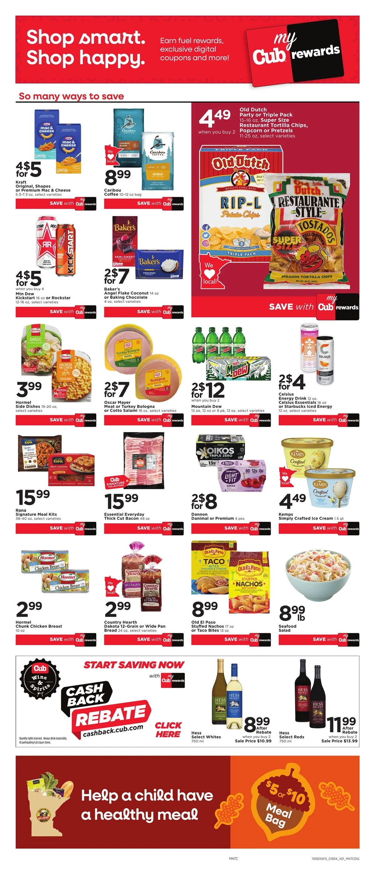 Cub Foods Weekly Ad 11/9/25 & 11/16/25 5 – 7 17
