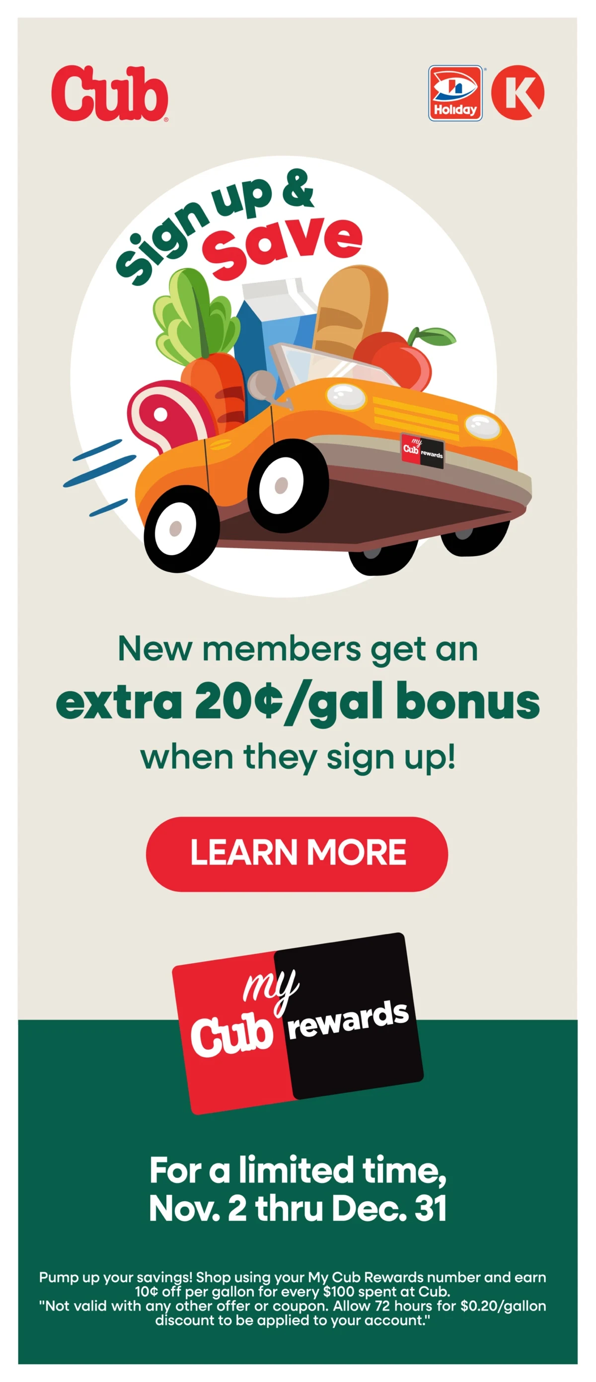 Cub Foods Weekly Ad 11/9/25 & 11/16/25 1 – 8 15