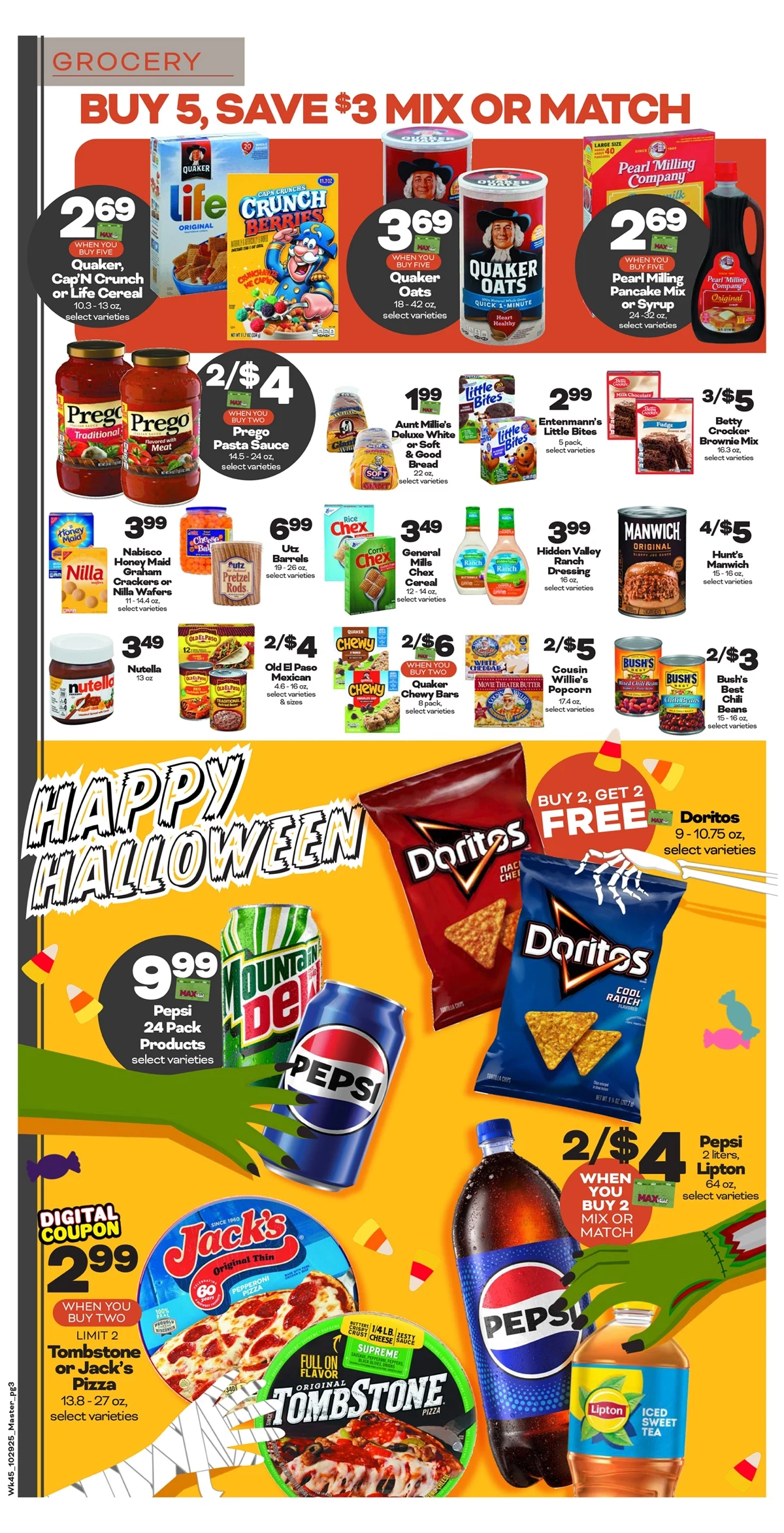 County Market Weekly Ad 10/29/25 – 11/4/25 preview 179 – Newsprint 251029 NCM Base 1 Page 3 Zone 1thru5 7 8 10 11 13thru20