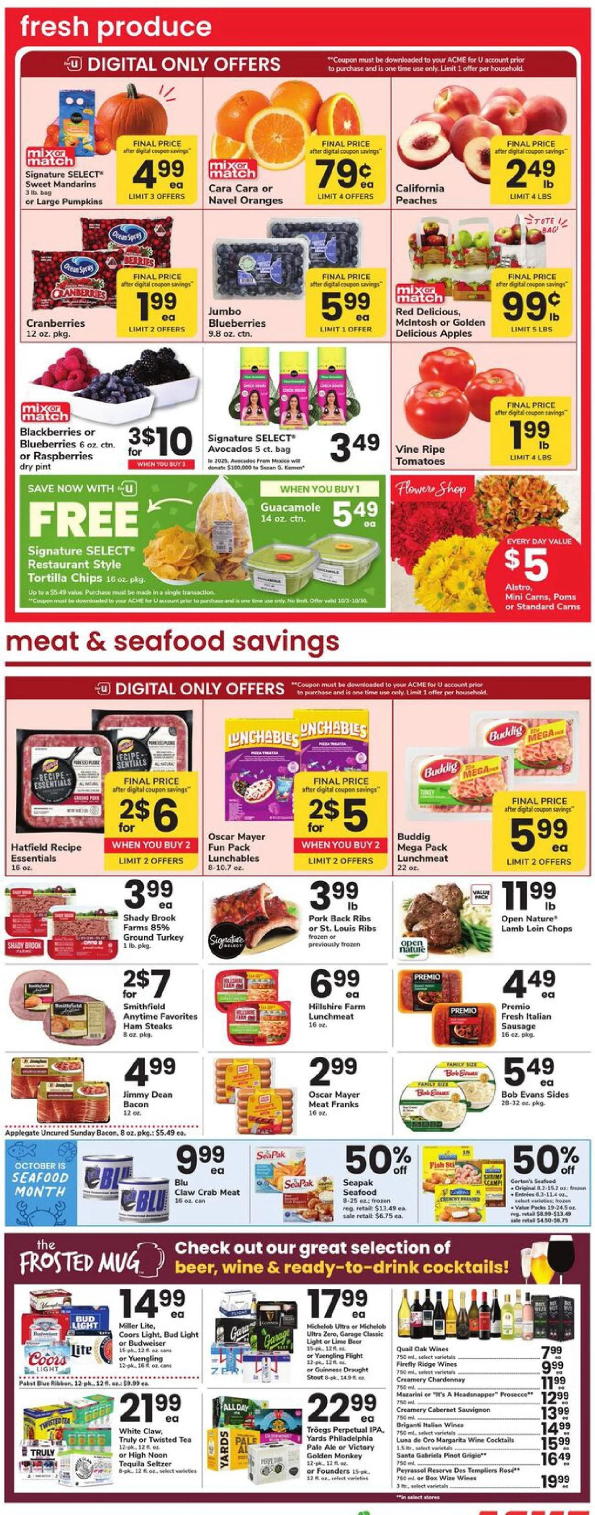 Acme Weekly Ad October 10 to October 16, 2025 2 – acme ad 10 16 3