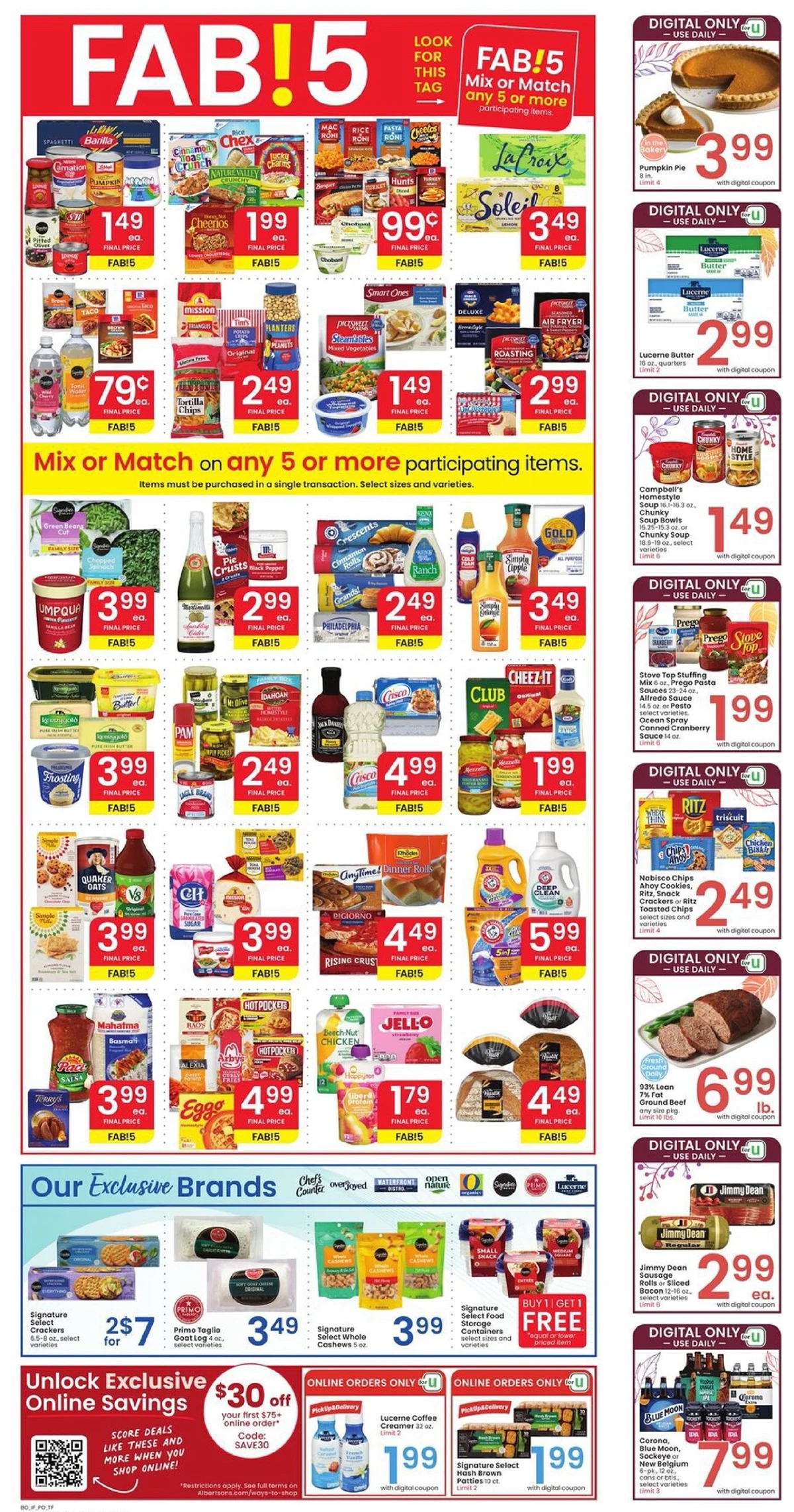 Albertsons Weekly Ad 11/19/25 & 11/26/25 preview 2 – albertsons 19 27 2