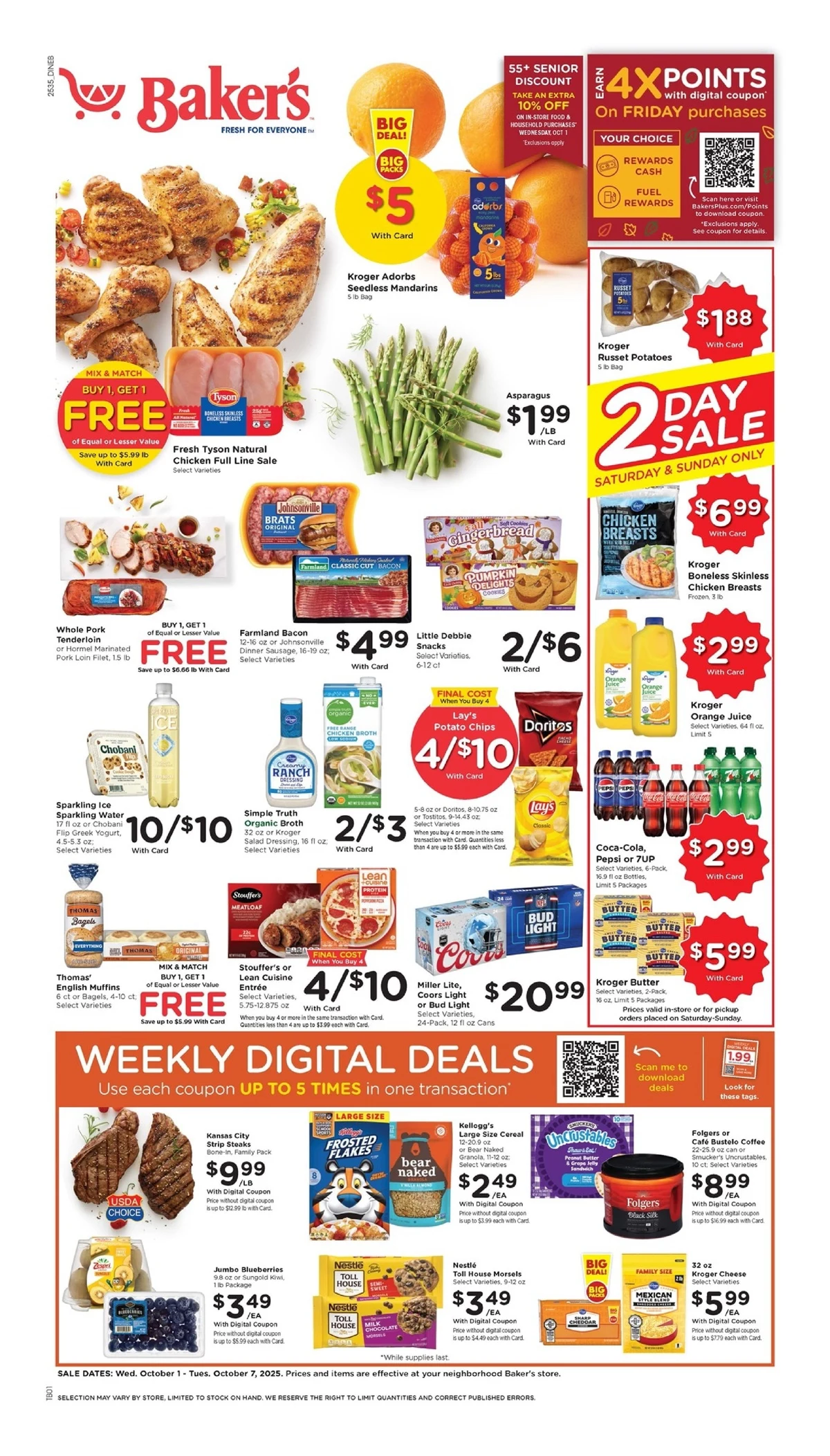 Baker's Weekly Ad 10/8/25 – 10/14/25 preview 209 – bakers ad 1 7 01
