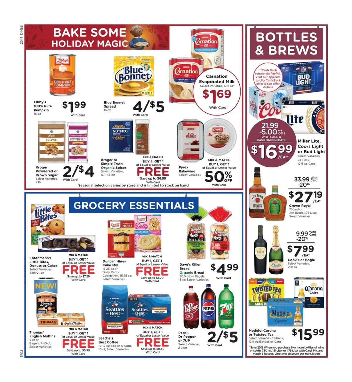Baker's Weekly Ad 11/12/25 & 11/19/25 preview 3 – bakers ad 12 18 05