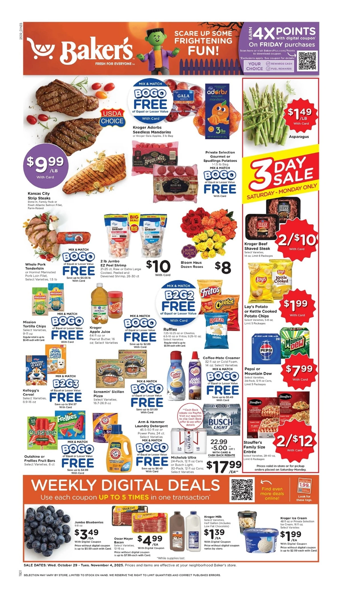 Baker's Weekly Ad 10/29/25 – 11/4/25 preview 162 – bakers ad 29 4 01