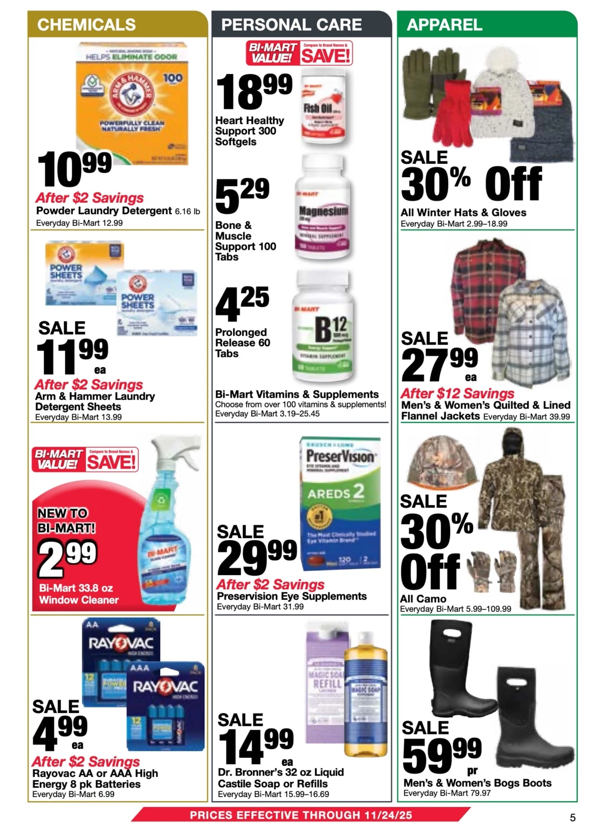 Bi Mart Weekly Ad 11/11/25 – 11/25/25 3 – bimart ad 11 25 05