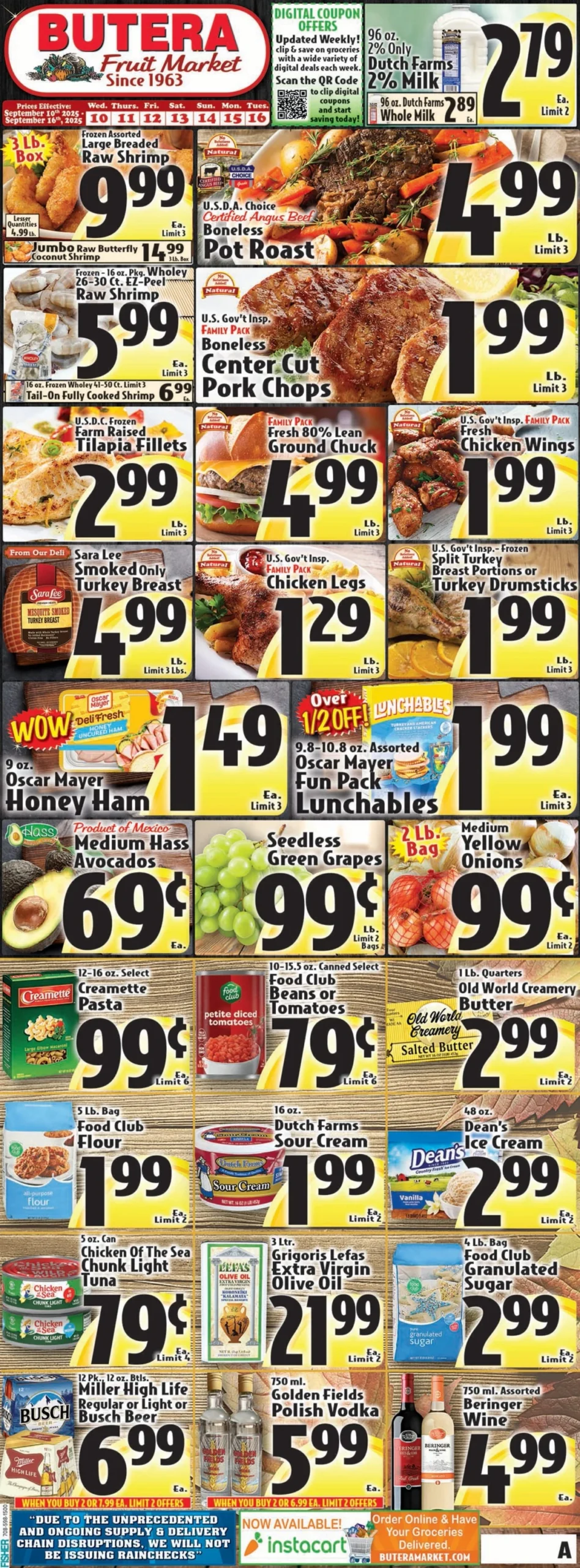 Butera Weekly Ad 9/17/25 – 9/23/25 preview 292 – butera ad 10 16 1 scaled
