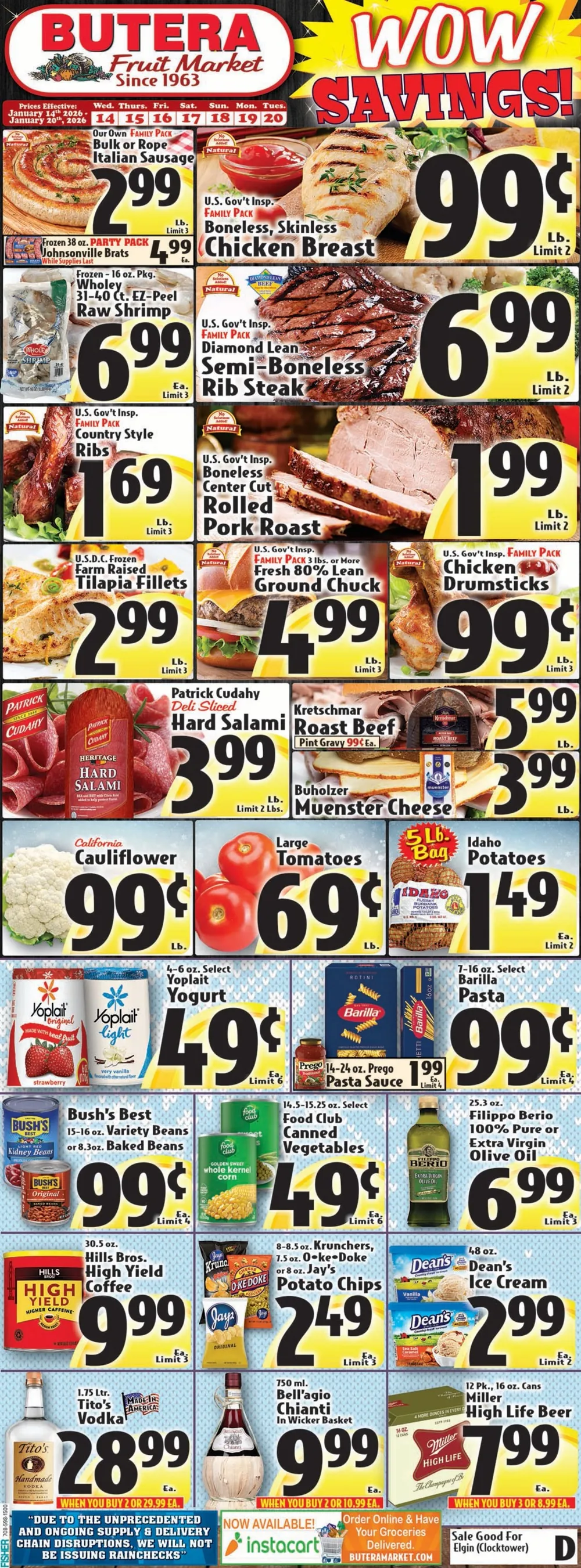 Butera Weekly Ad (1/14/26 – 1/20/26) preview 1 – butera ad 14 20 1