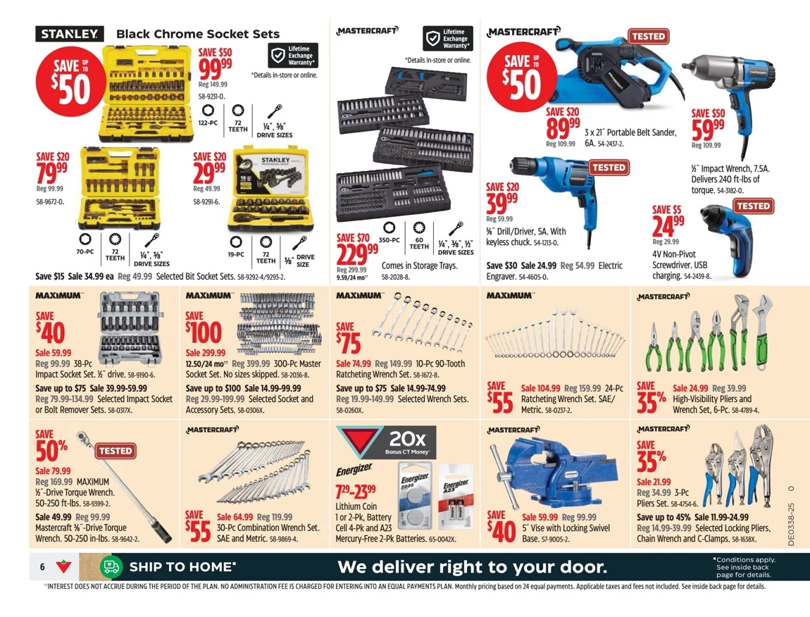 Canadian Tire Flyer September 18 to September 24, 2025 669 – canadian tire flyer 11 17 06