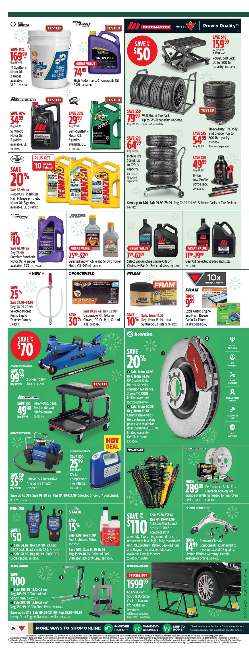 canadian tire flyer november 27 december 4 black friday 26 50755100