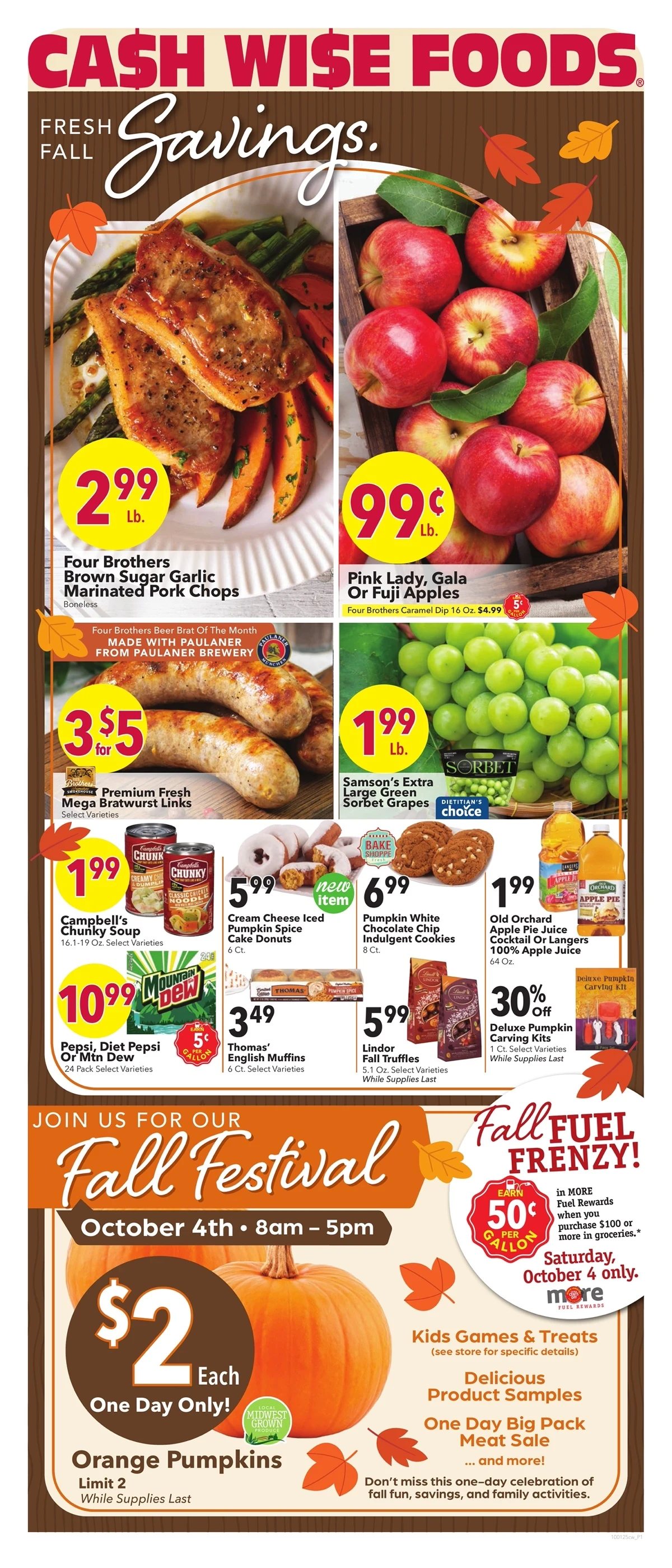 Cash Wise Weekly Ad 10/8/25 – 10/14/25 preview 128 – cashwise ad 1 7 00001