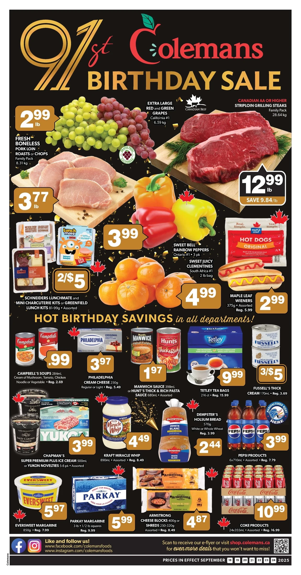 Colemans Flyer September 25 to October 1, 2025 347 – colemans flyer 17 23 01