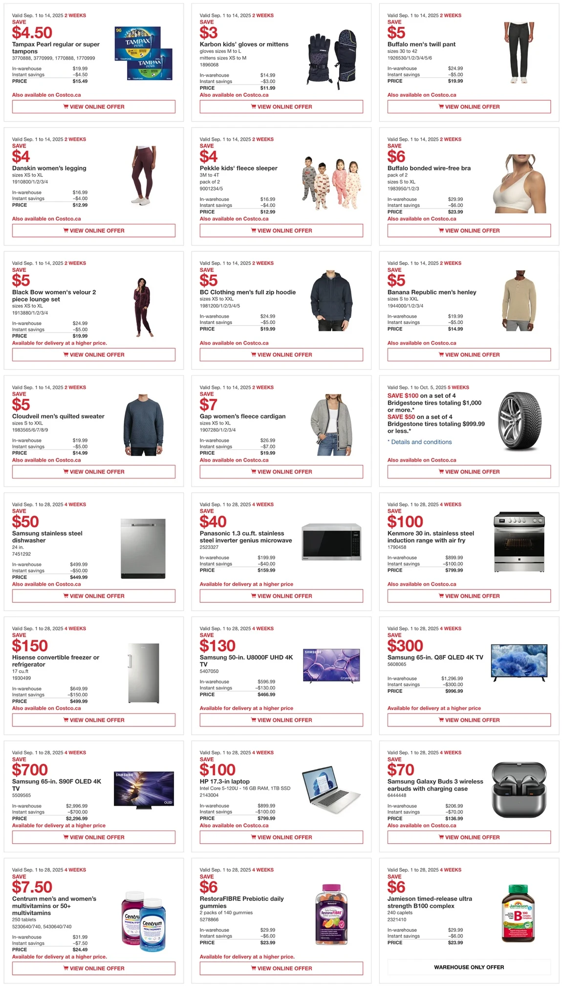 Costco Flyer September 15 to September 28, 2025 278 – costco flyer 1 14 00002