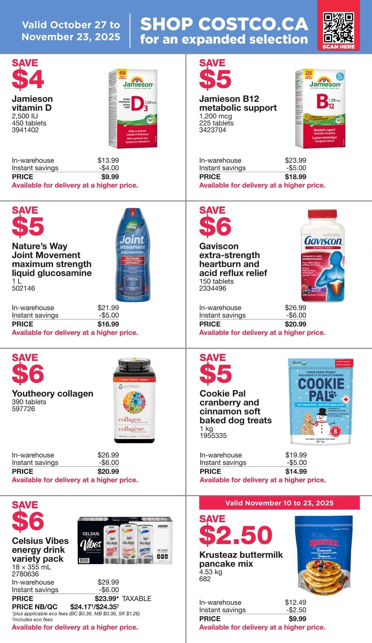 Costco Flyer November 17 to November 23, 2025 5 – costco warehouse savings flyer october 27 to november 23 12