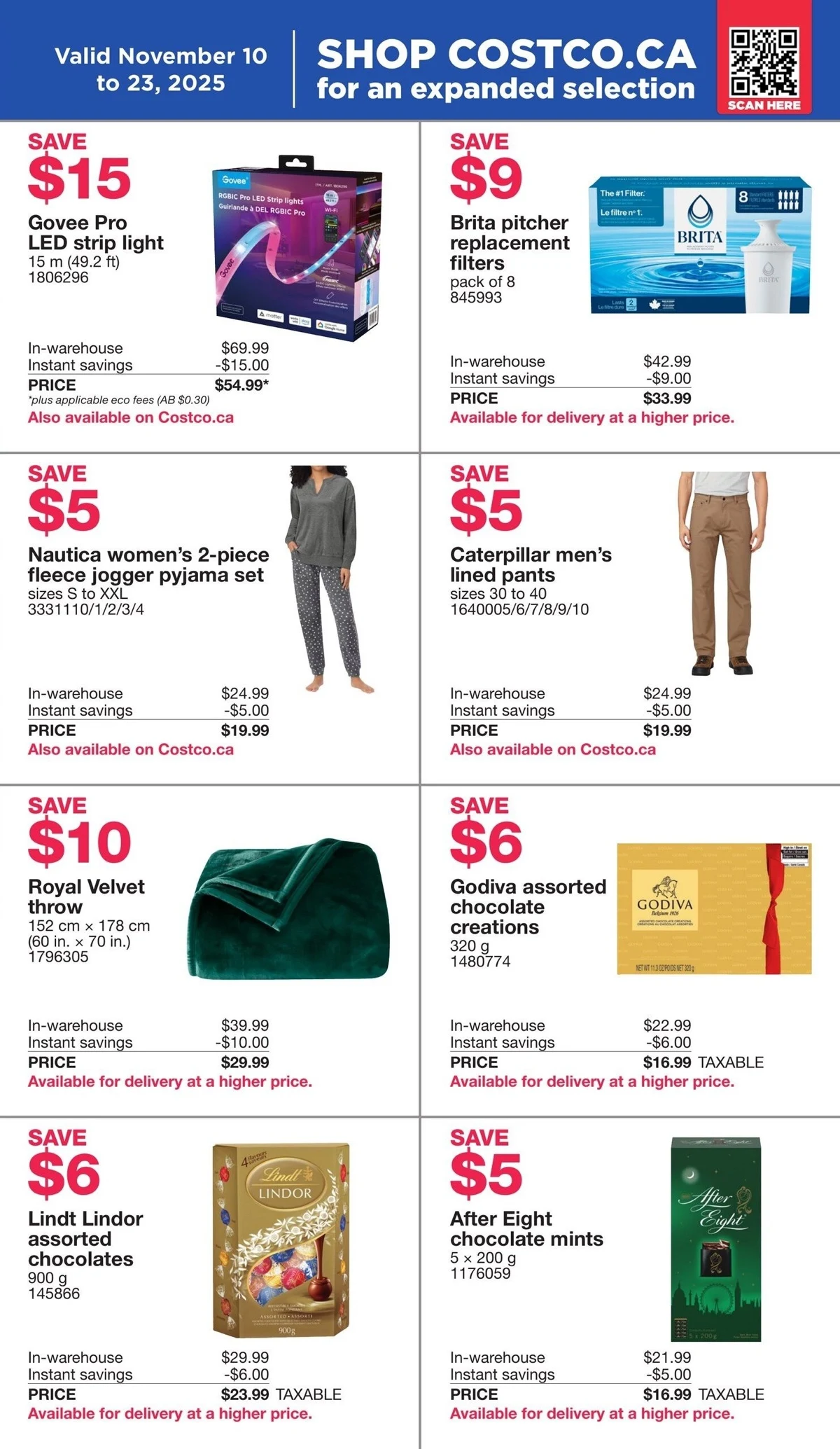 Costco Flyer November 17 to November 23, 2025 3 – costco warehouse savings flyer october 27 to november 23 16