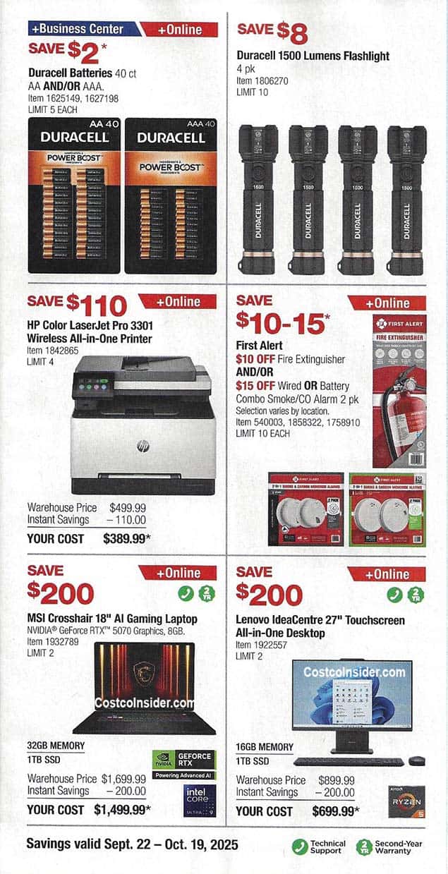 Costco Weekly Ad October 1 to October 19, 2025 1 – costco weekly ad 092225 09