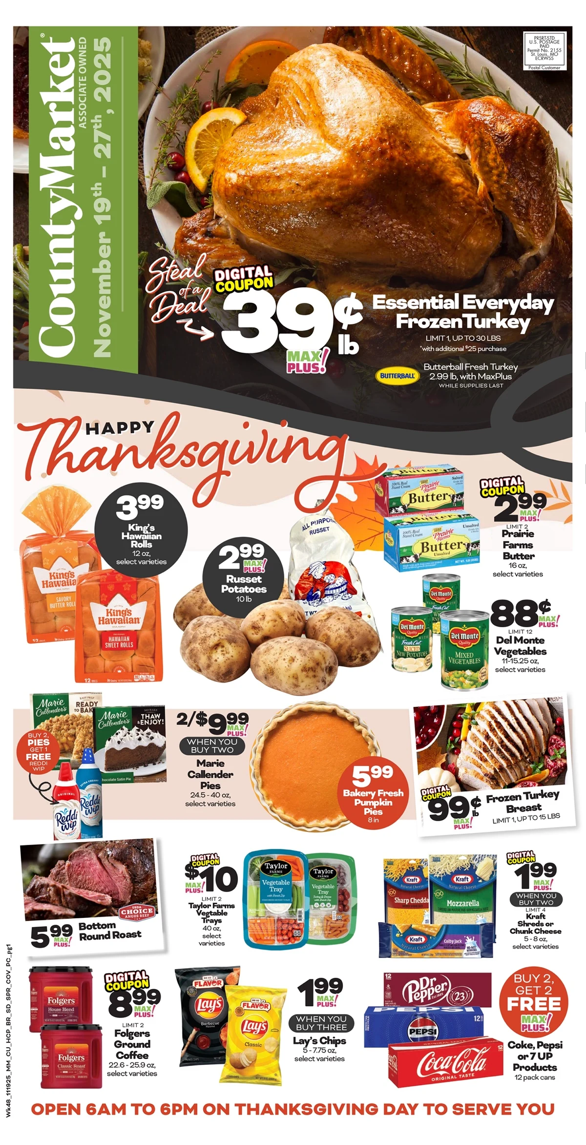 County Market Weekly Ad 11/19/25 & 11/26/25 preview 217 – county market 19 27 00001