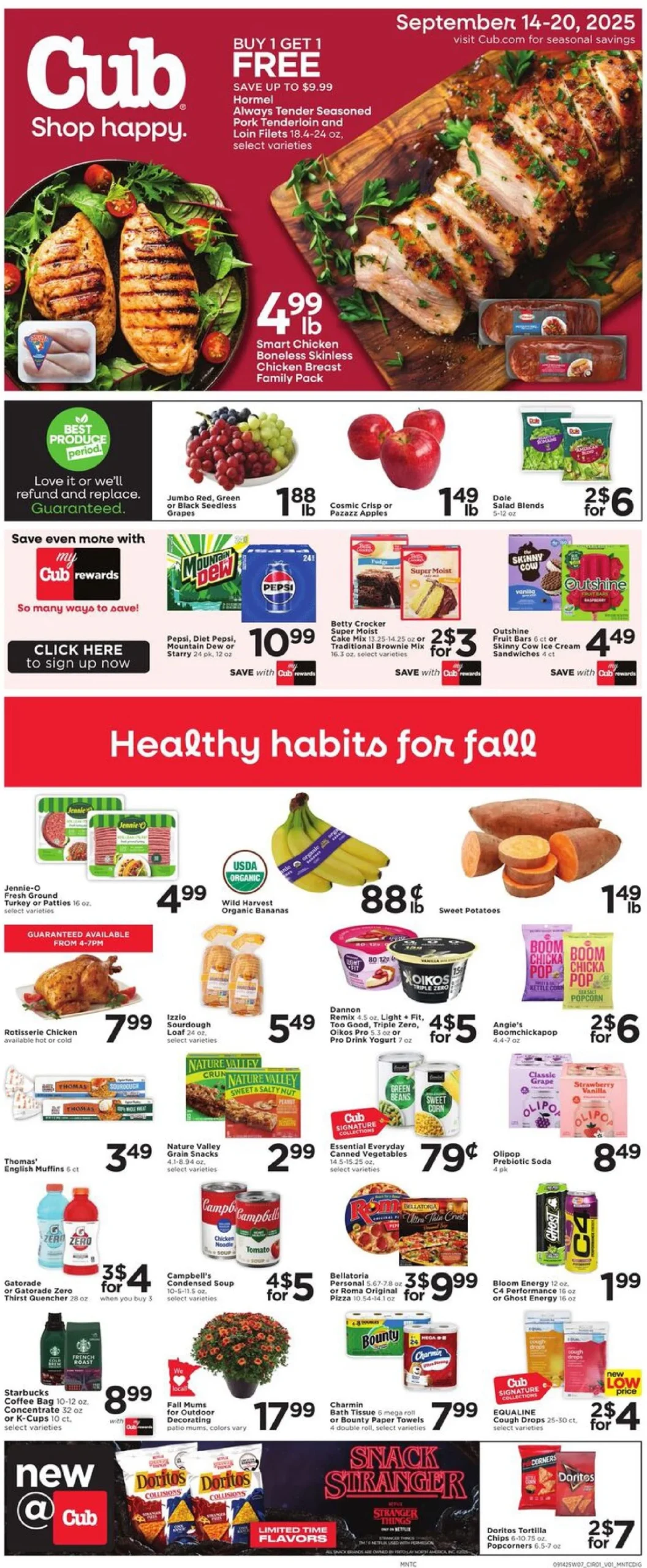 Cub Foods Weekly Ad 9/14/25 – 9/20/25 preview 25 – cub foods ad 14 20 1 scaled