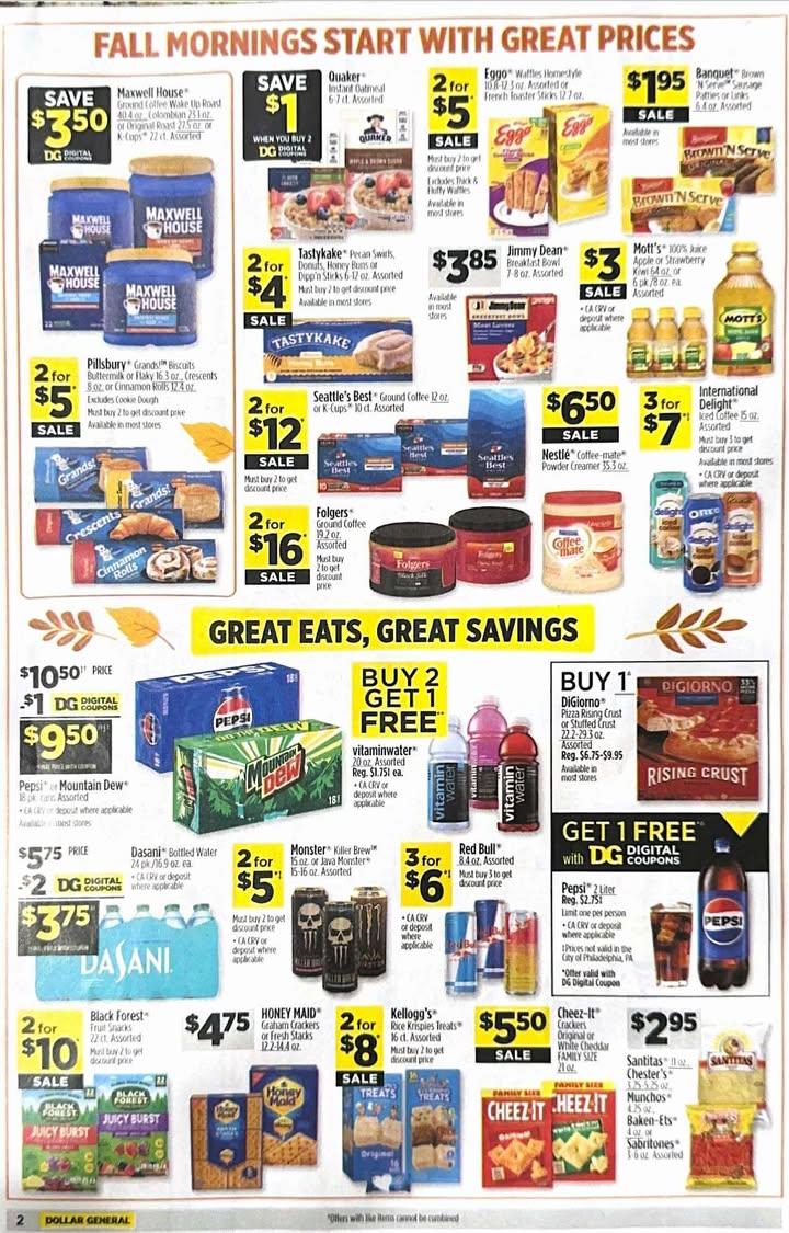 Dollar General Weekly Ad 11/2/25 – 11/8/25 next week 104 – d2