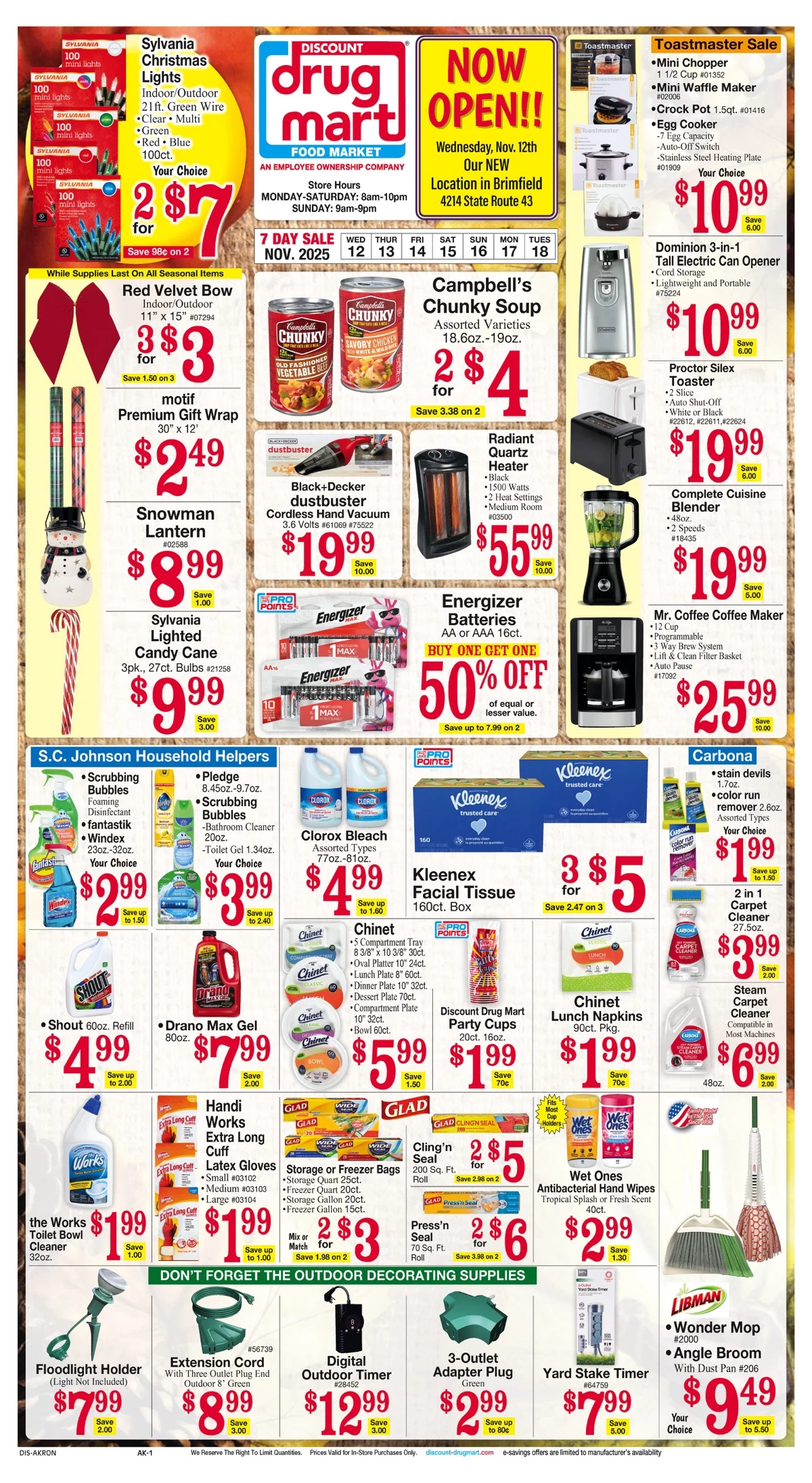Discount Drug Mart Weekly Ad 11/12/25 – 11/18/25 preview 271 – dm1