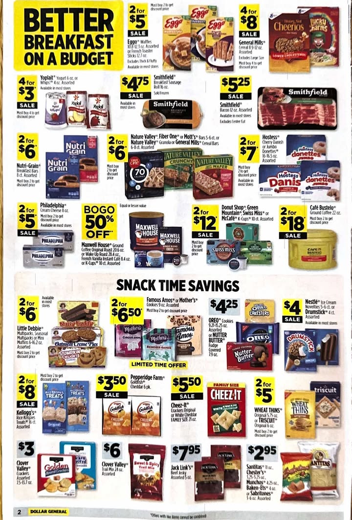 Dollar General Weekly Ad 11/23/25 & 11/30/25 2 – dollar general 30 6 00002