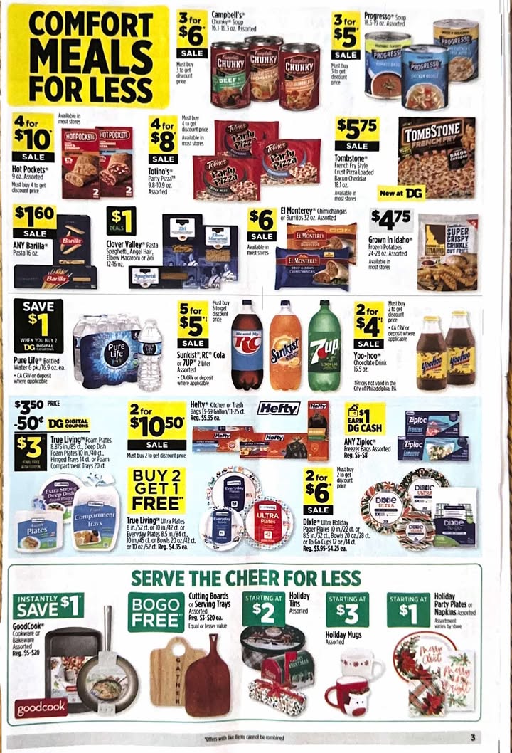 Dollar General Weekly Ad 11/23/25 & 11/30/25 1 – dollar general 30 6 00003