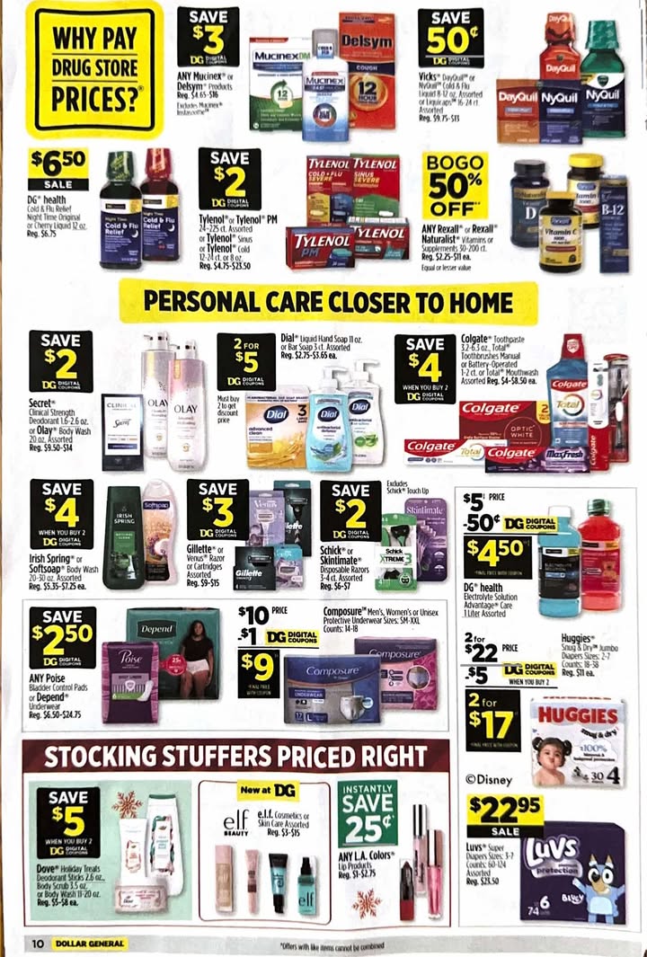 Dollar General Weekly Ad 11/23/25 & 11/30/25 3 – dollar general 30 6 00010