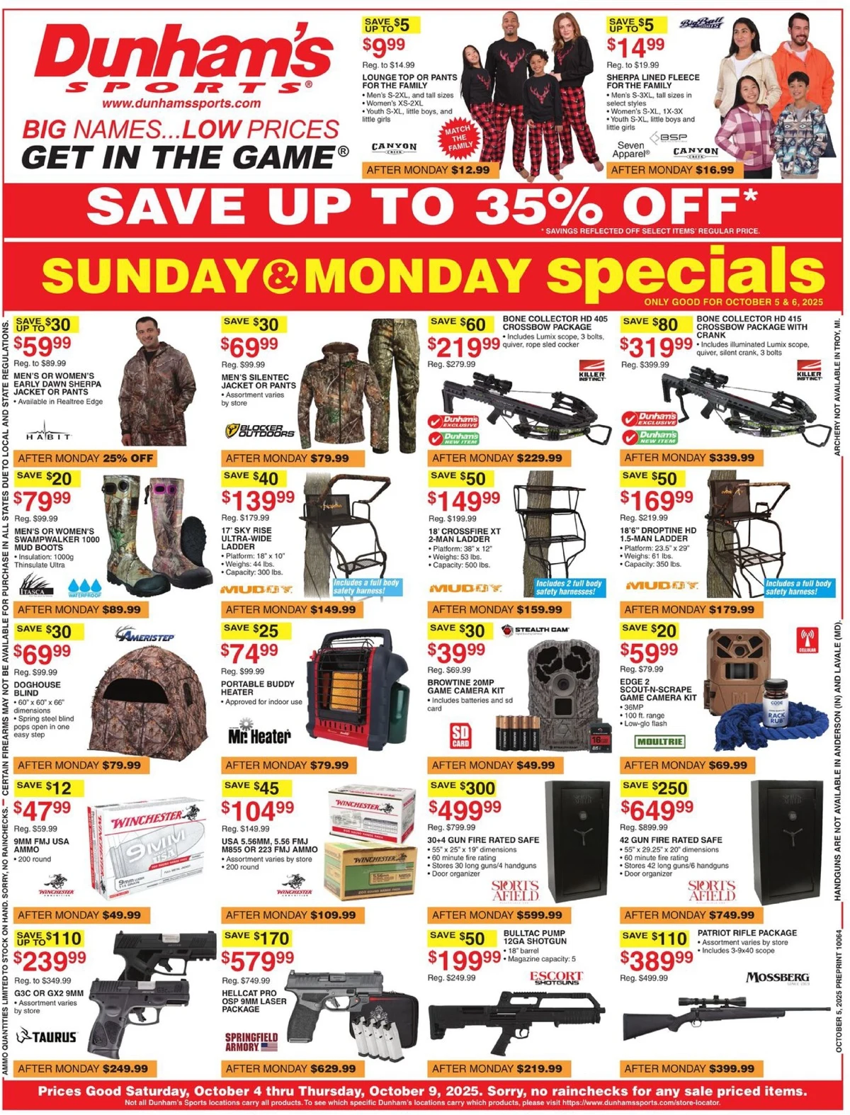 Dunham's Sports Weekly Ad 10/3/25 – 10/9/25 preview 53 – dunhams sports 3 9 02