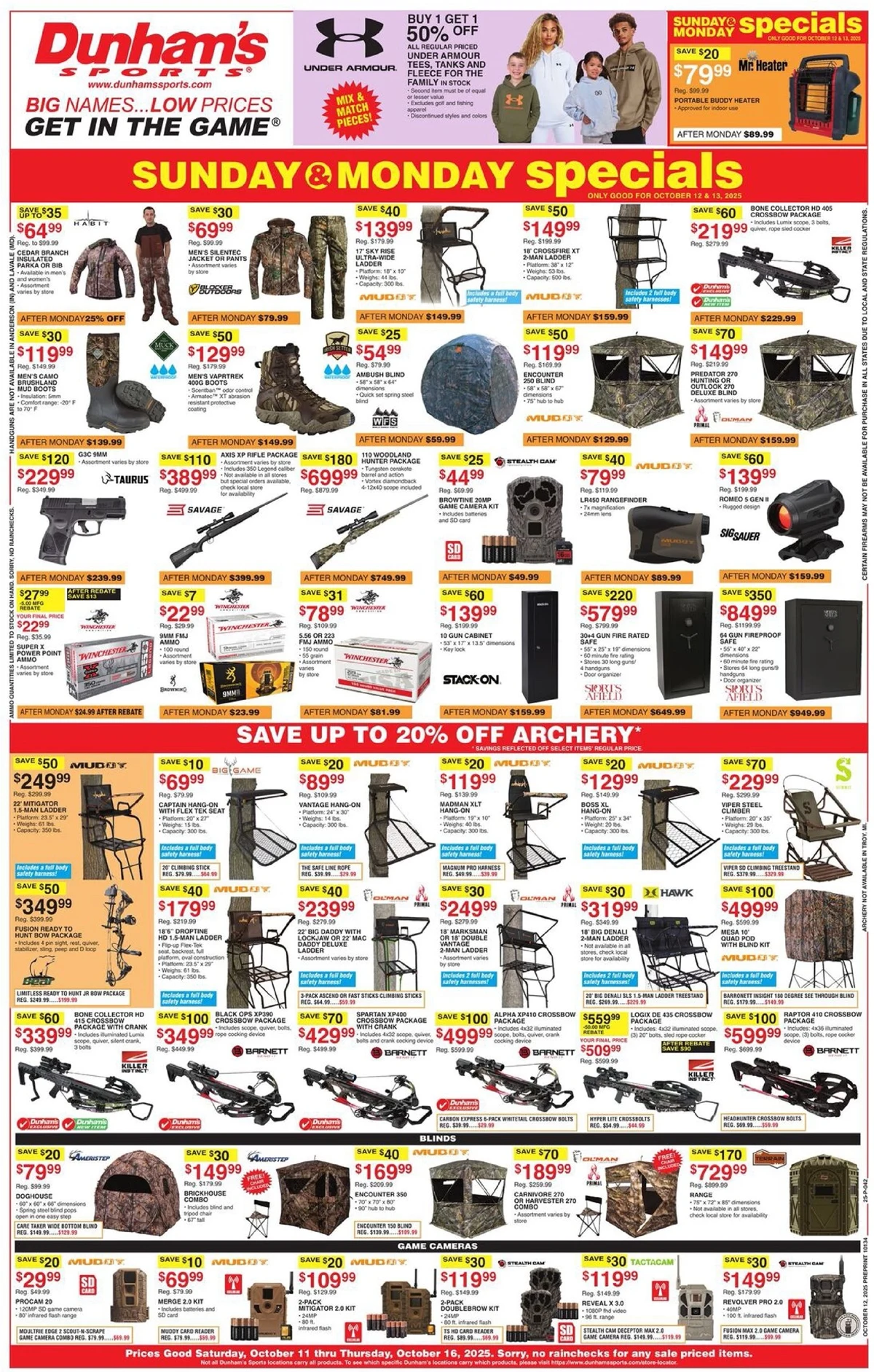Dunham's Sports Weekly Ad October 10 to October 16, 2025 1 – dunhams sports ad 11 16 02