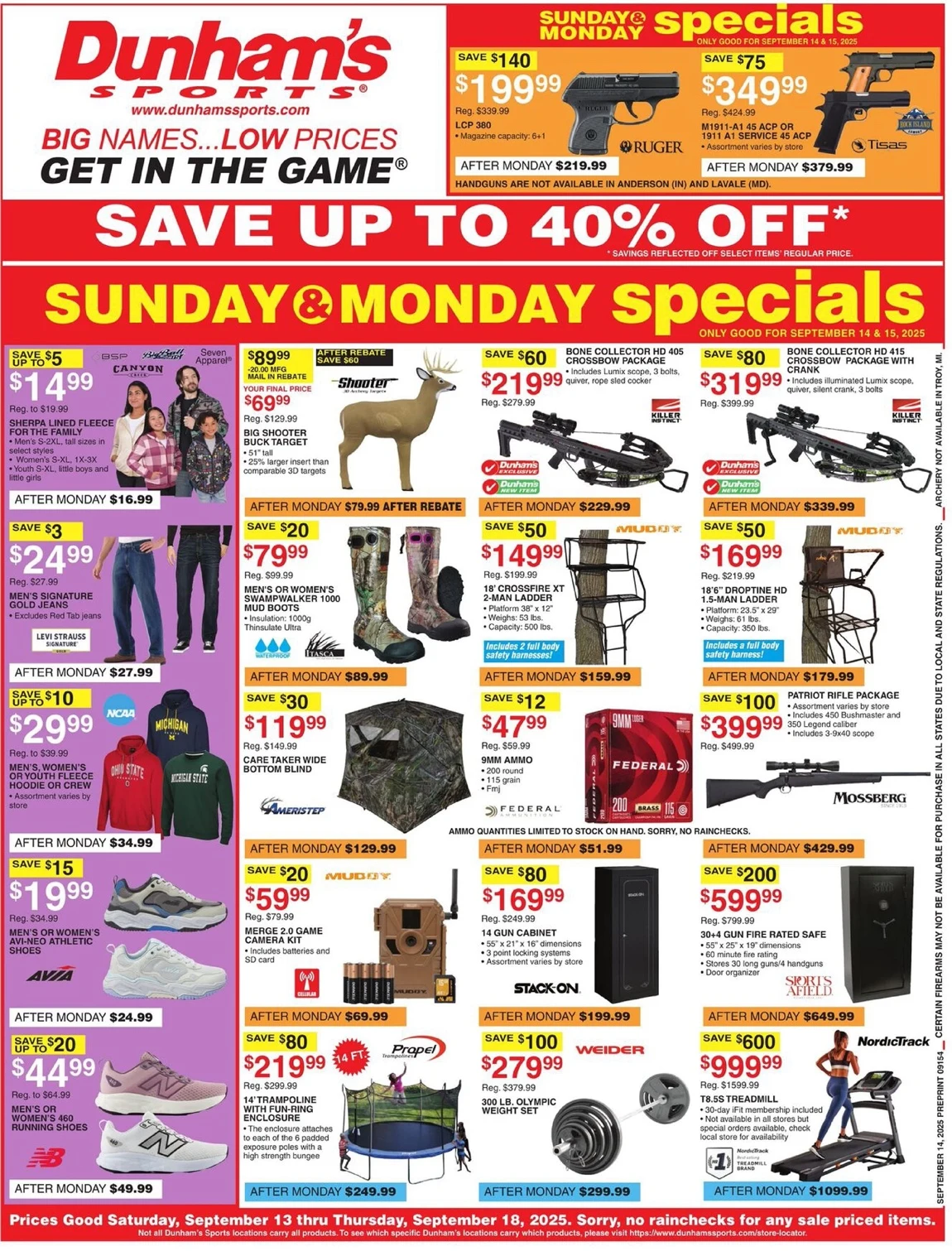 Dunham's Sports Weekly Ad 9/12/25 – 9/18/25 preview 80 – dunhams sports ad 13 18 01