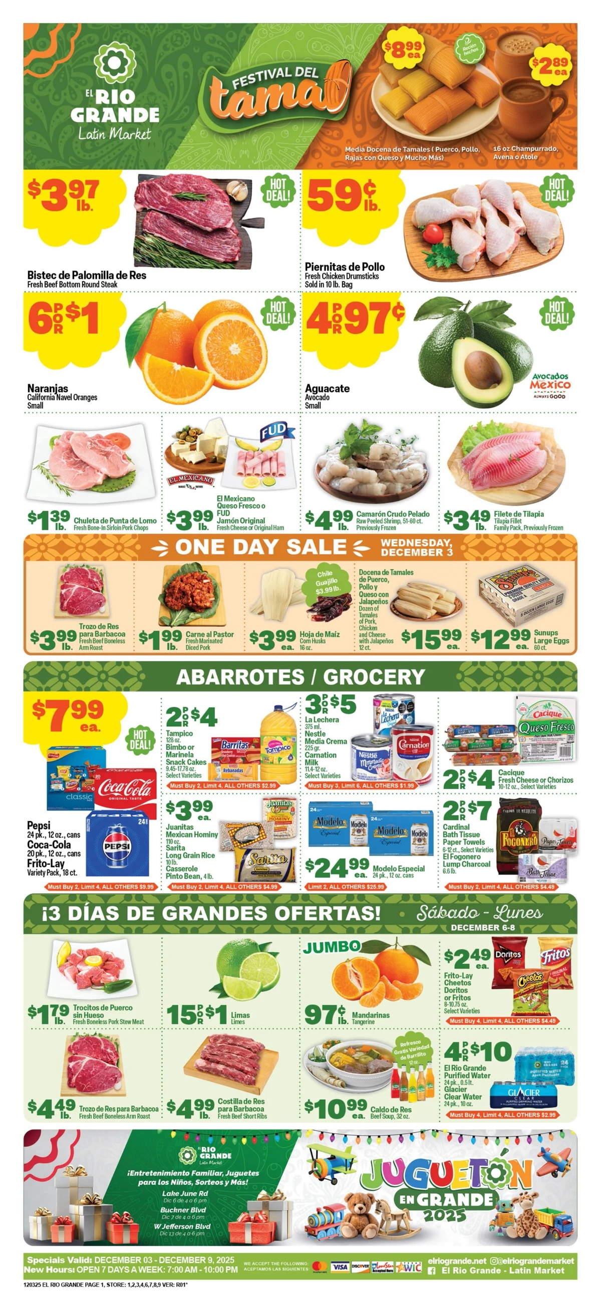 El Rio Grande Weekly Ad 12/3/25 & 12/10/25 preview 2 – El Rio Grande Weekly Ad El Rio Grande Weekly Ad 12/3/25 & 12/10/25 preview 1 – el rio grande 3 9 1