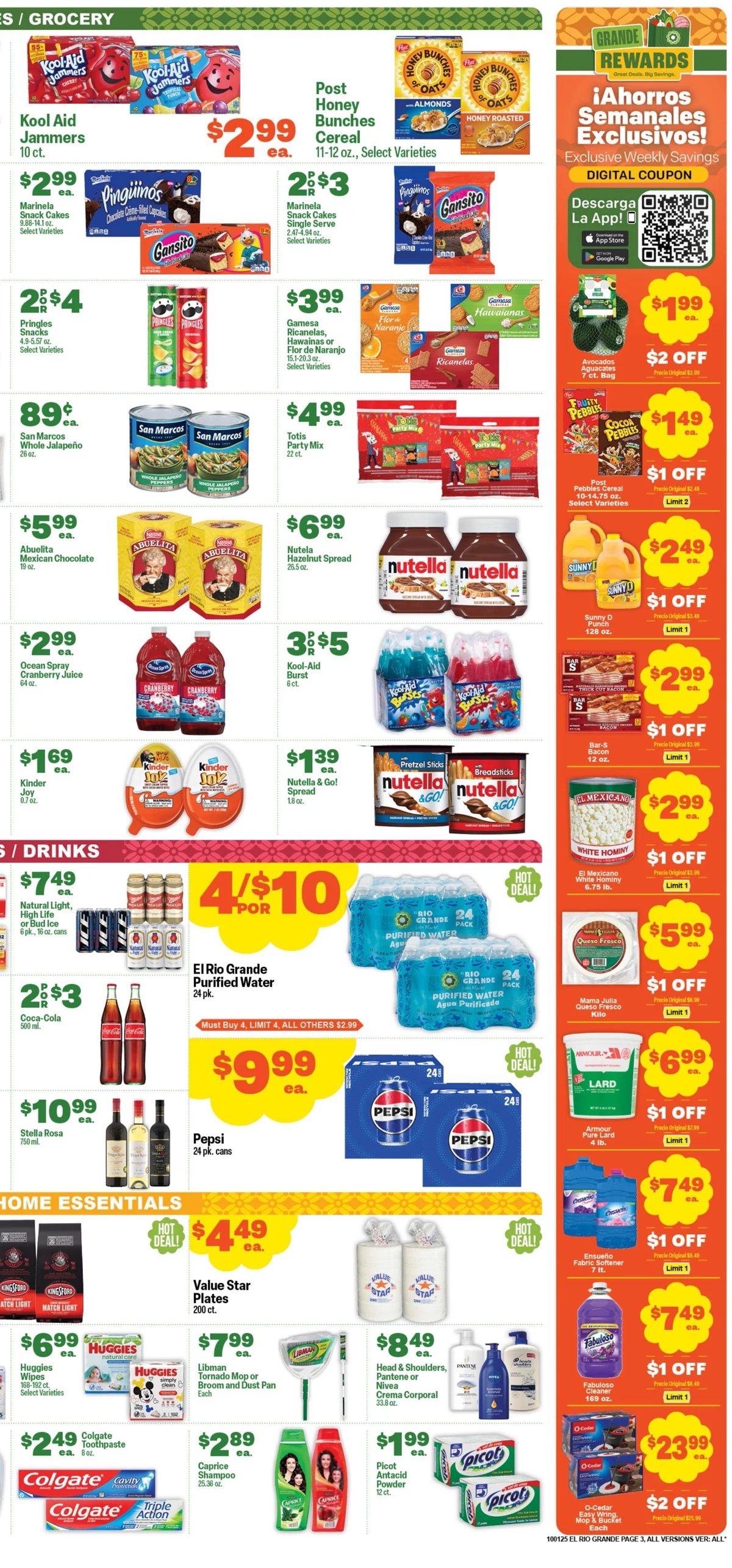 El Rio Grande Weekly Ad 10/8/25 – 10/14/25 preview 141 – el rio grande ad 1 7 2 2