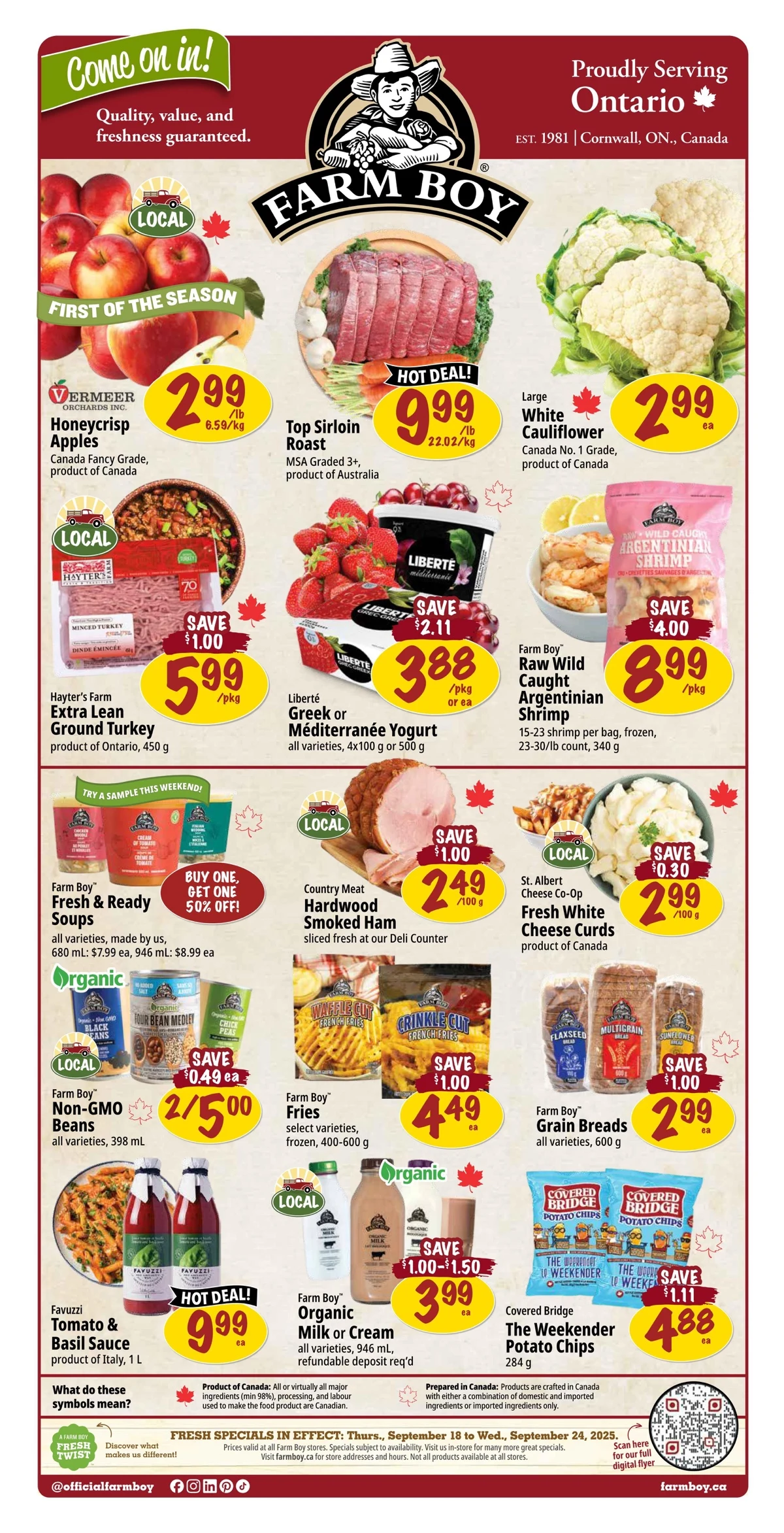 Farm Boy Flyer September 25 to October 1, 2025 221 – farm boy flyer september 18 to 24 1