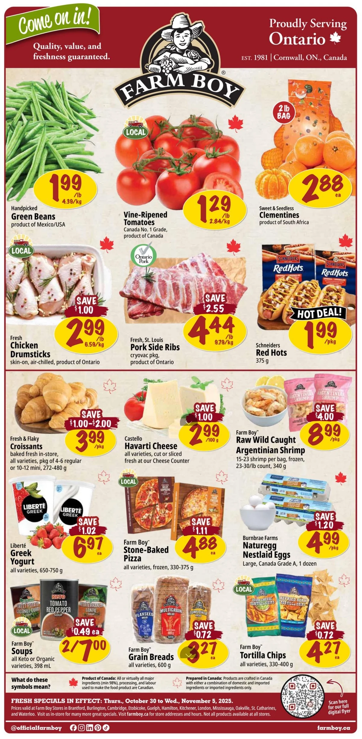 Farm Boy Flyer October 30 to October 5, 2025 100 – farmboy flyer 30 5 00001
