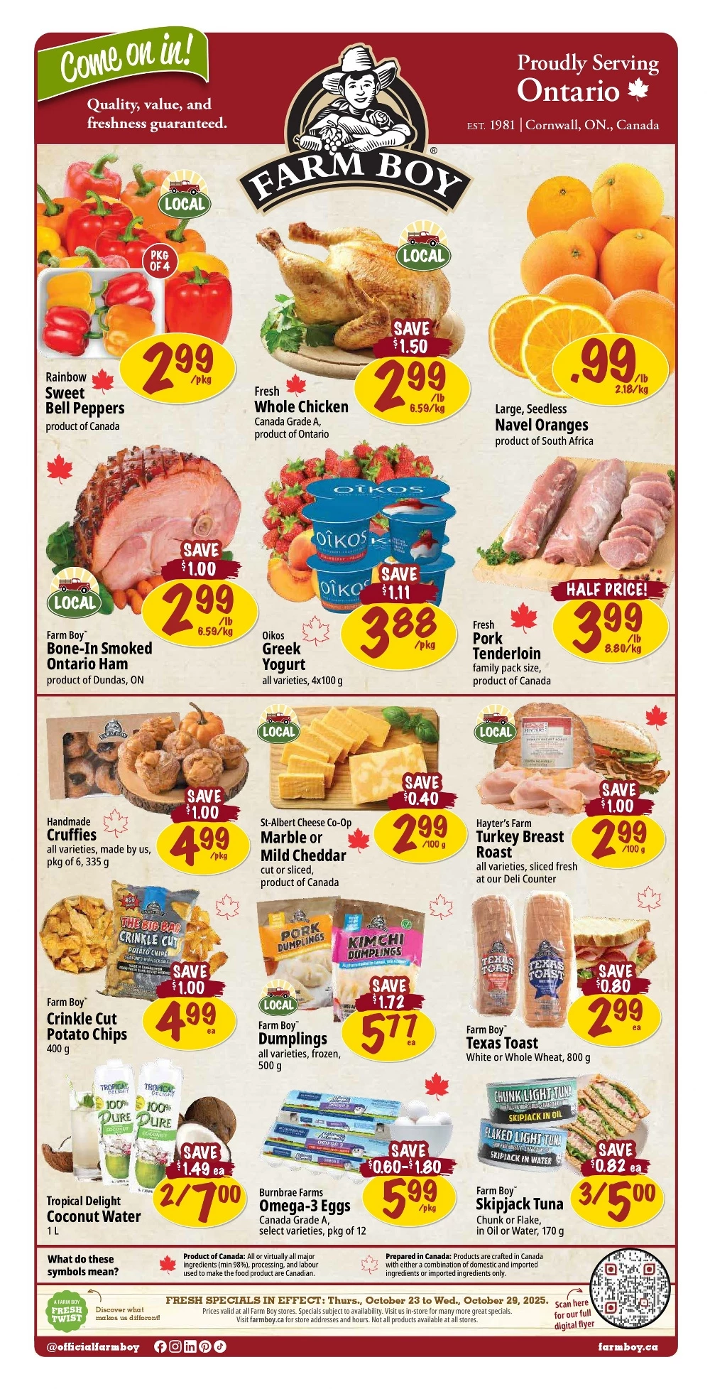 Farm Boy Flyer October 23 to October 29, 2025 345 – farmboy flyer october 23 29 1