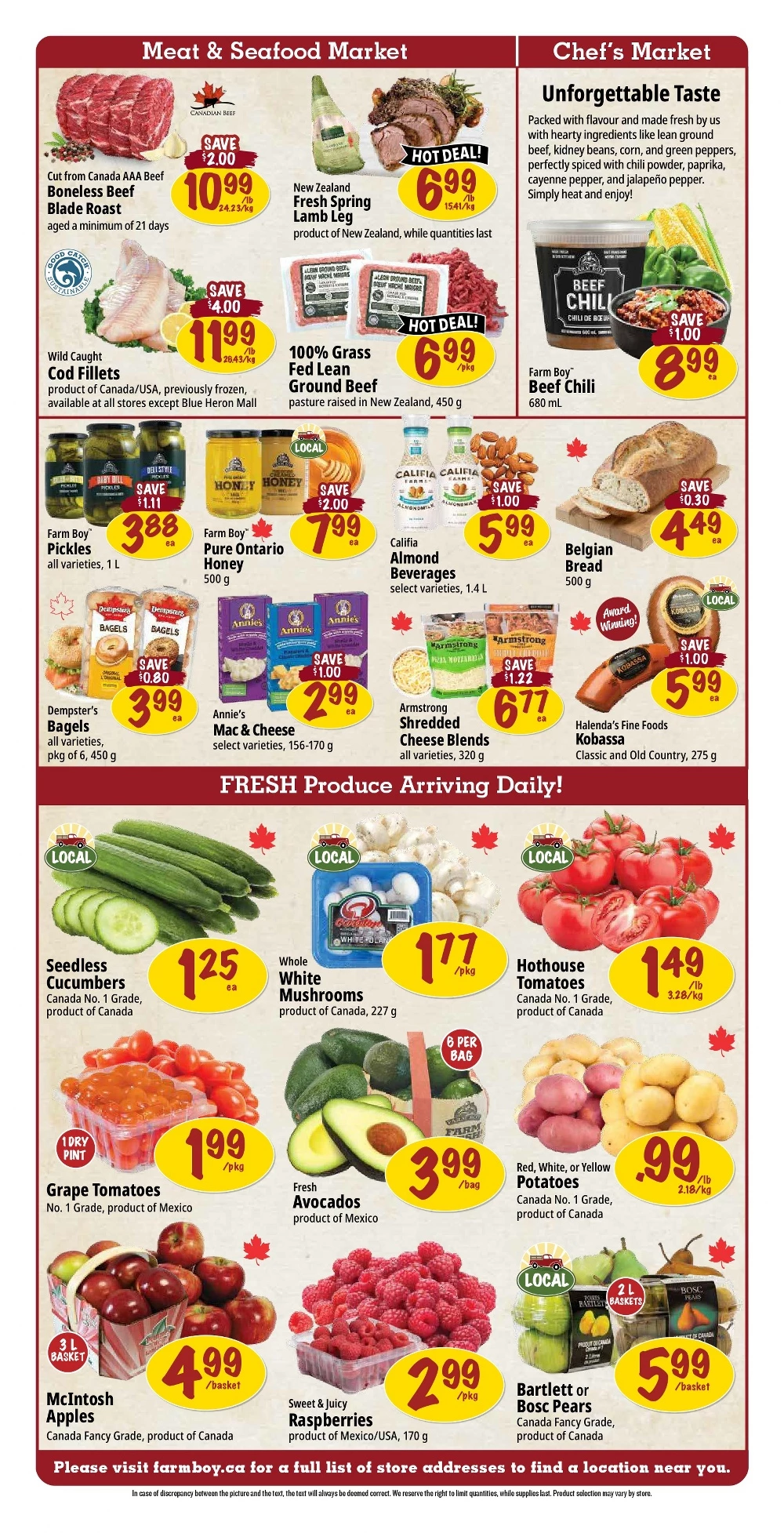 Farm Boy Flyer October 23 to October 29, 2025 346 – farmboy flyer october 23 29 2
