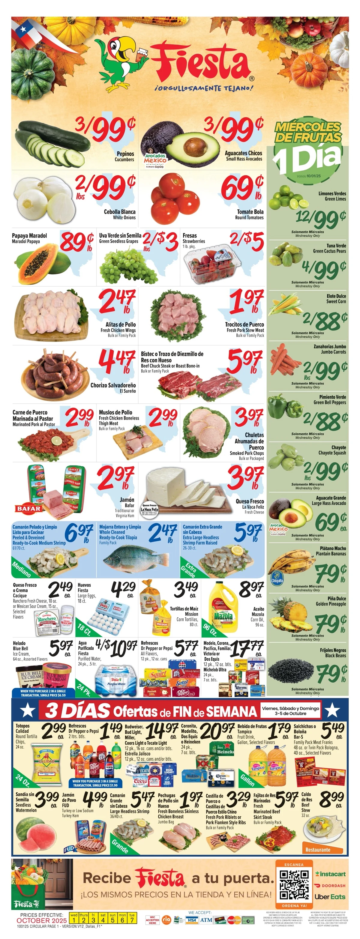 Fiesta Mart Weekly Ad 10/8/25 – 10/14/25 preview 116 – fiesta mart ad 1 7 1