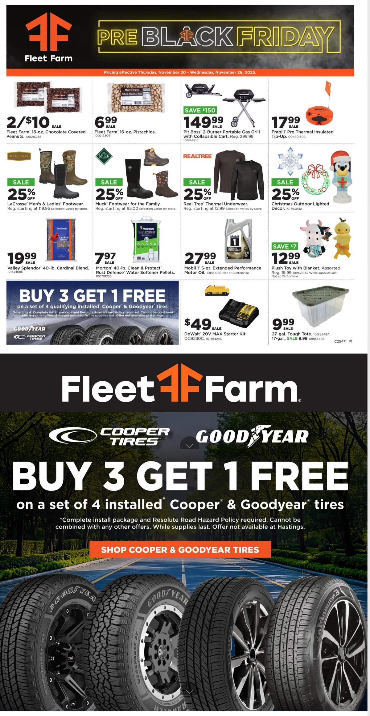 Fleet Farm Weekly Ad 11/20/25 & 11/27/25 preview 1 – fleet farm ad 20 26 00001